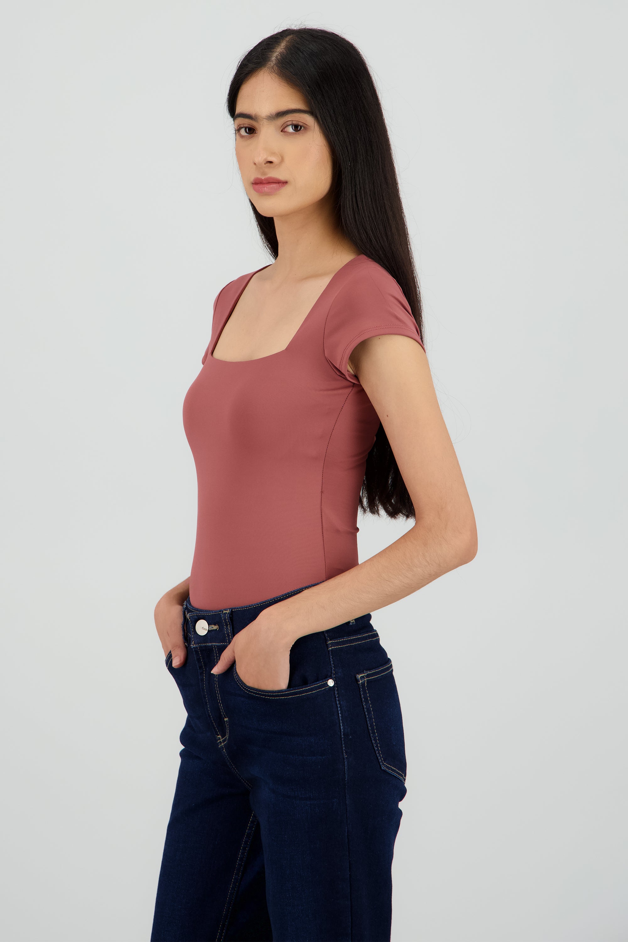 Bodysuit escote cuadrado MALVA