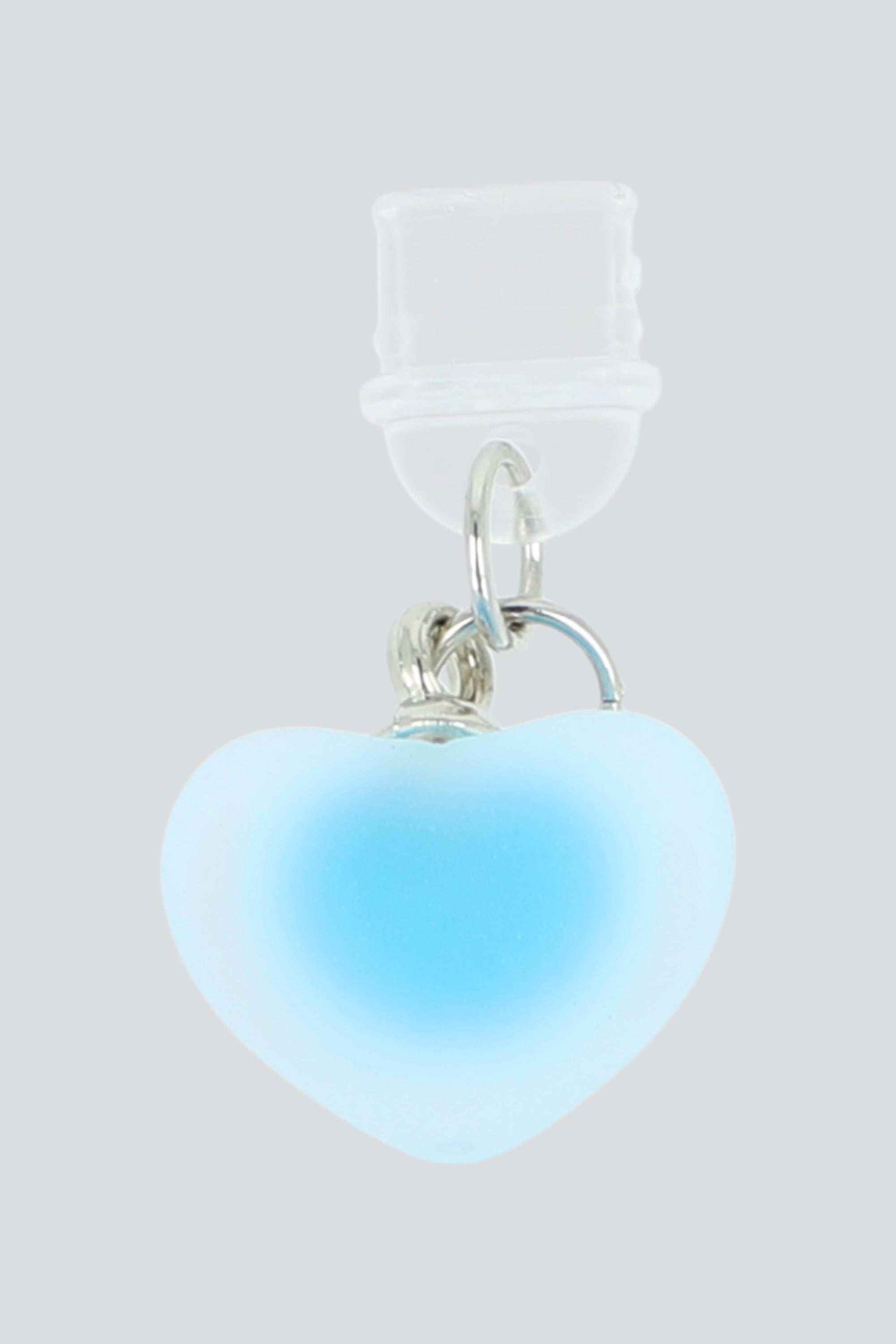 Cel charm corazon opaco tipo c AZUL