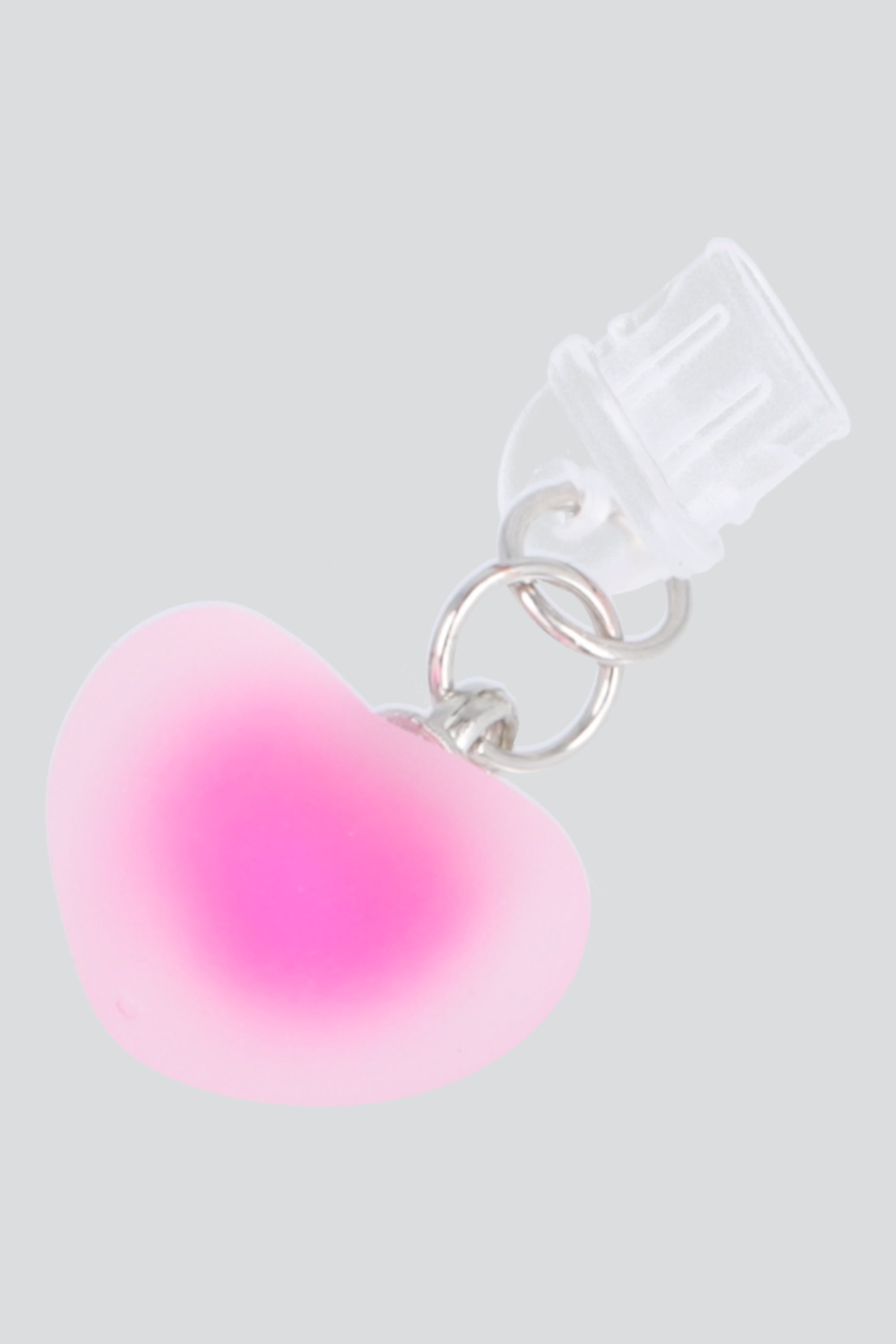 Cel charm corazon opaco tipo c ROSA