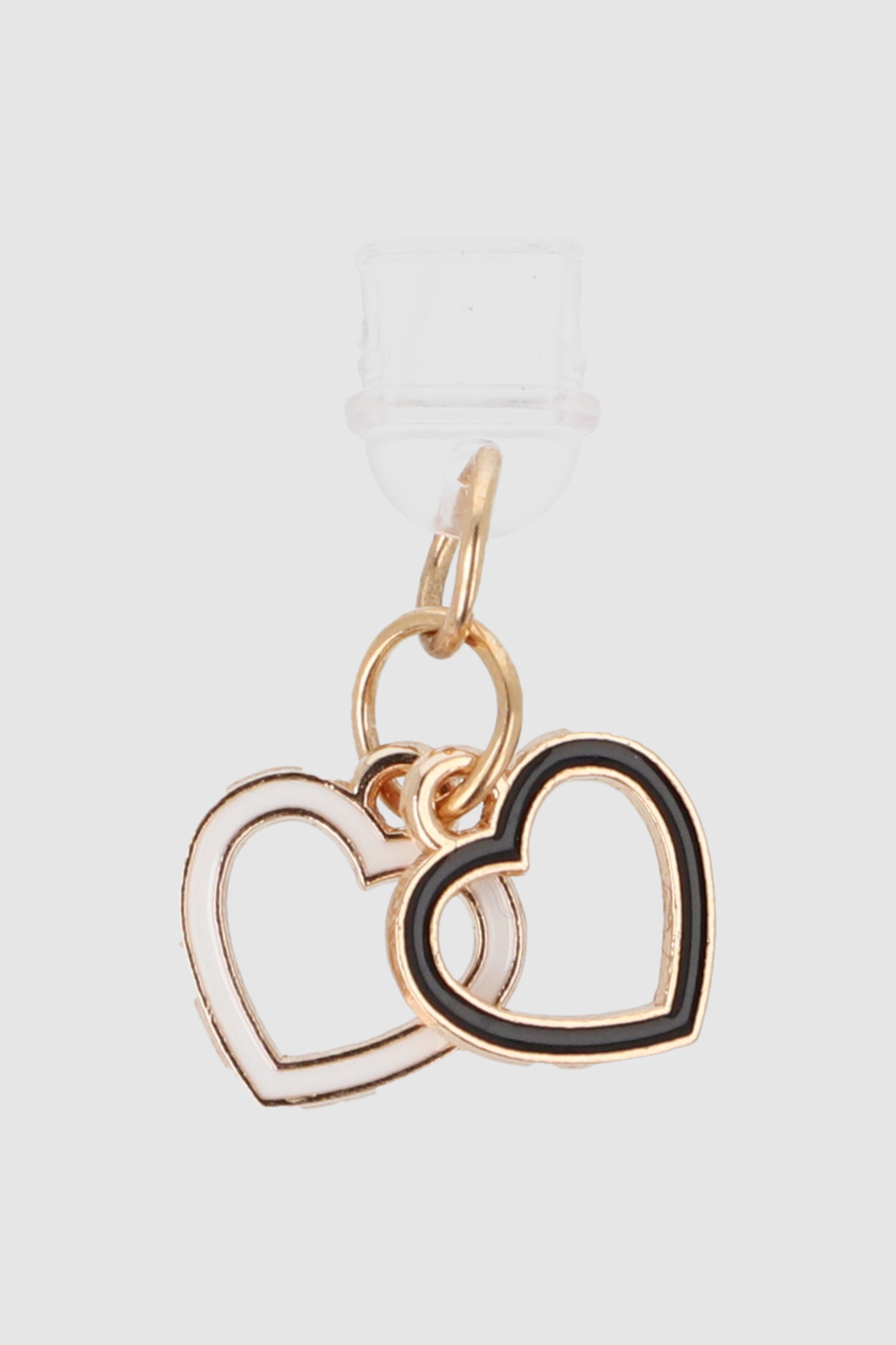 Charm cel doble corazon tipo c ORO