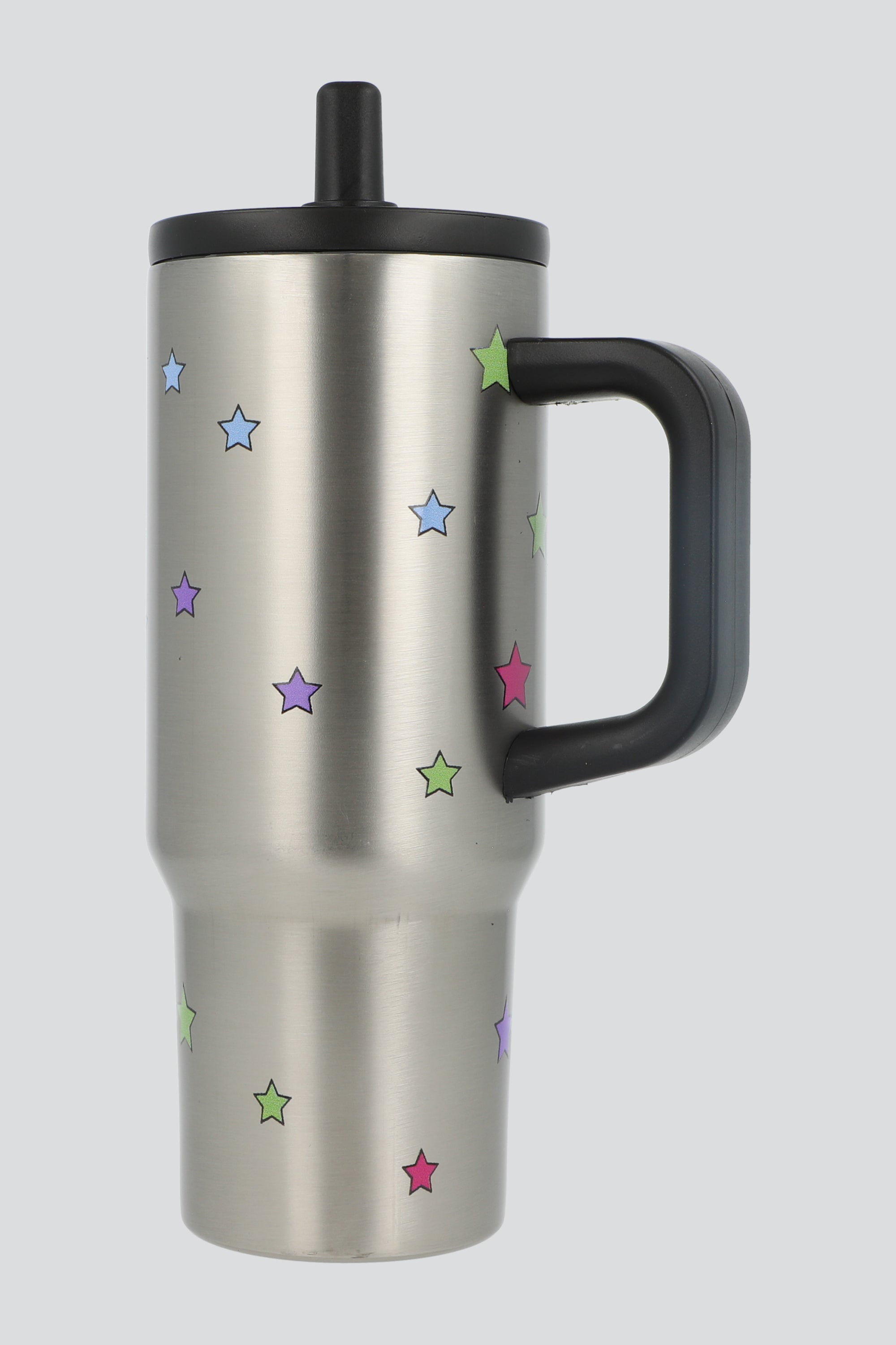 Vaso agarradera metal estrellas 710 ml MULTICOLOR