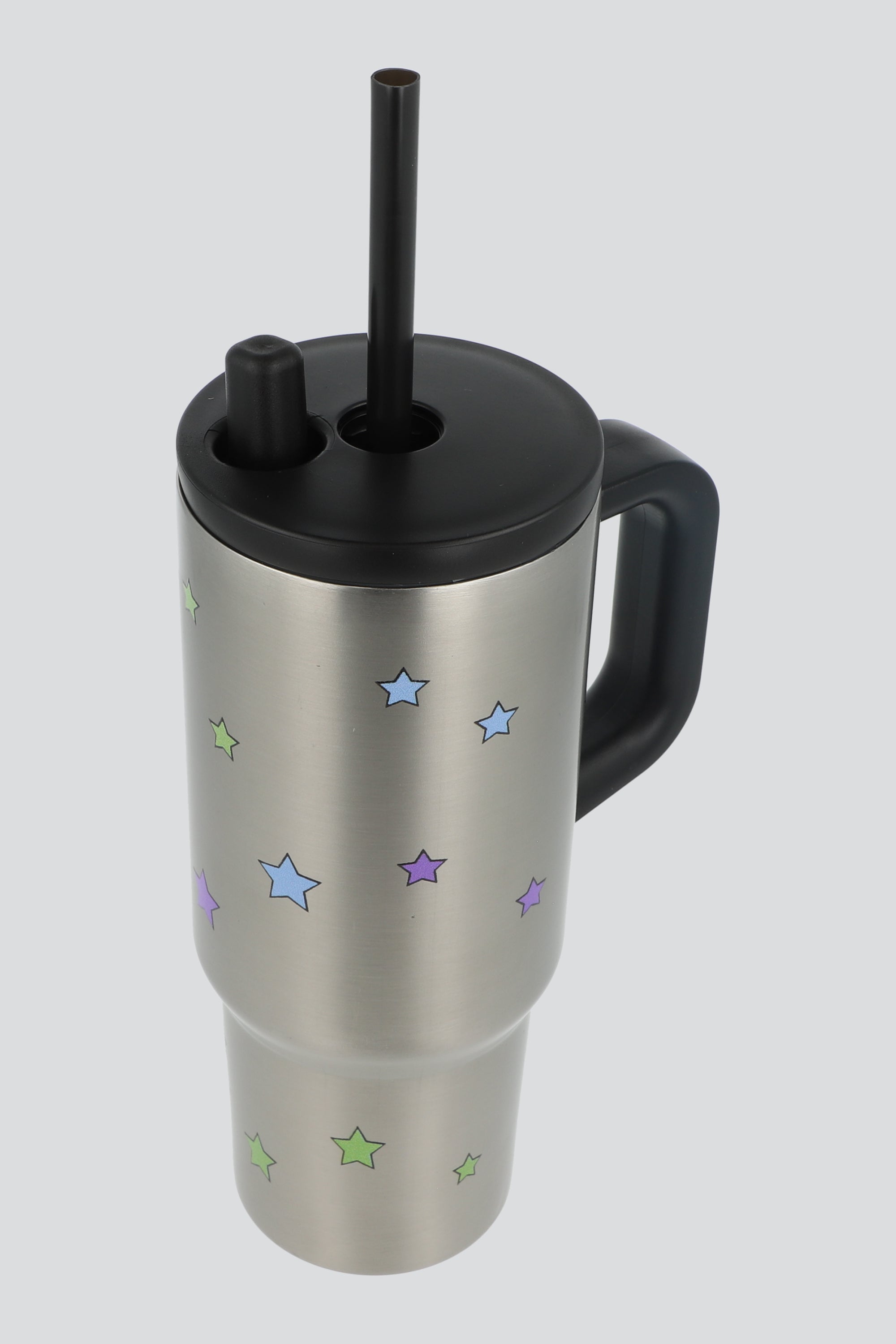Vaso agarradera metal estrellas 710 ml MULTICOLOR