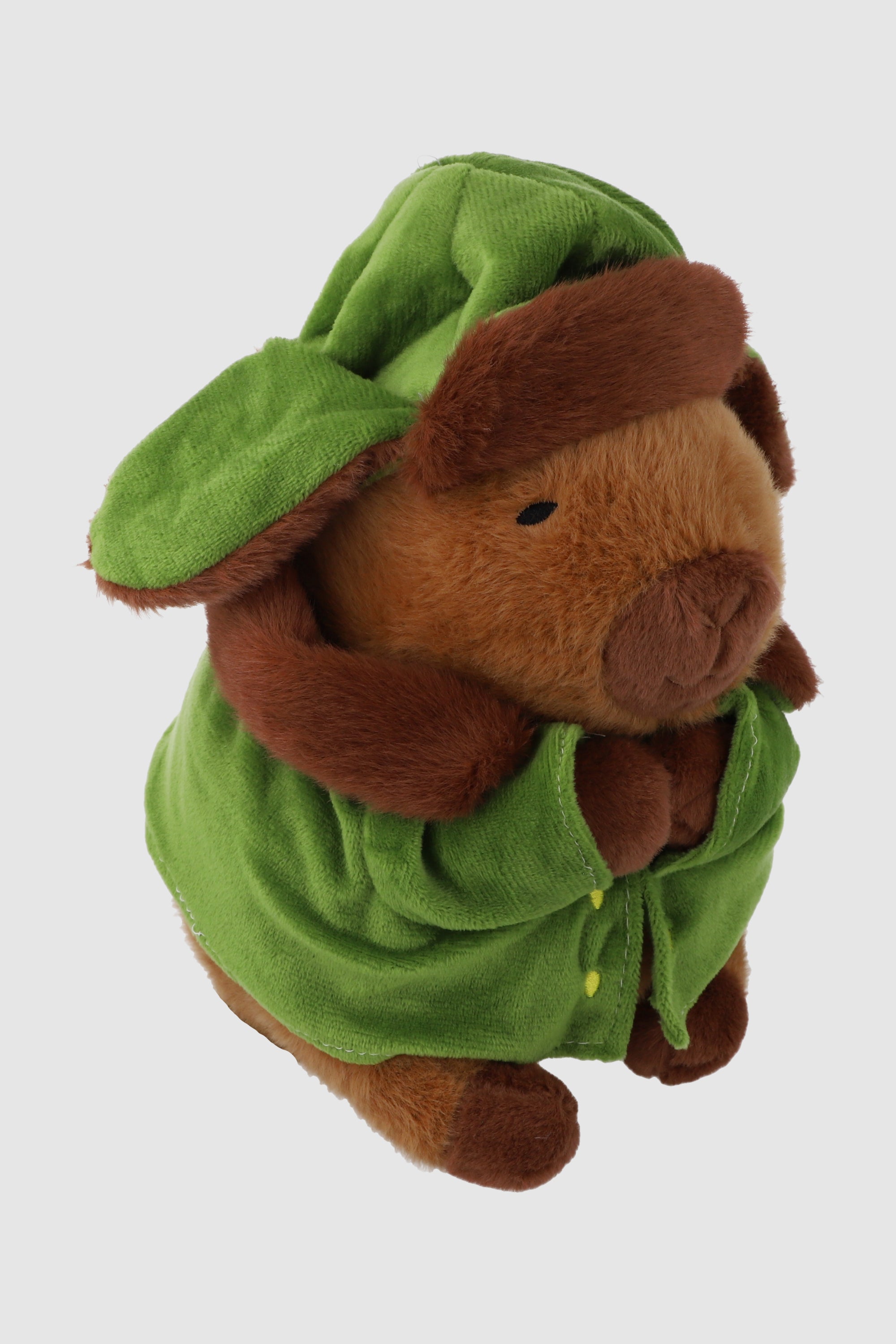 Peluche capibara explorador VERDE