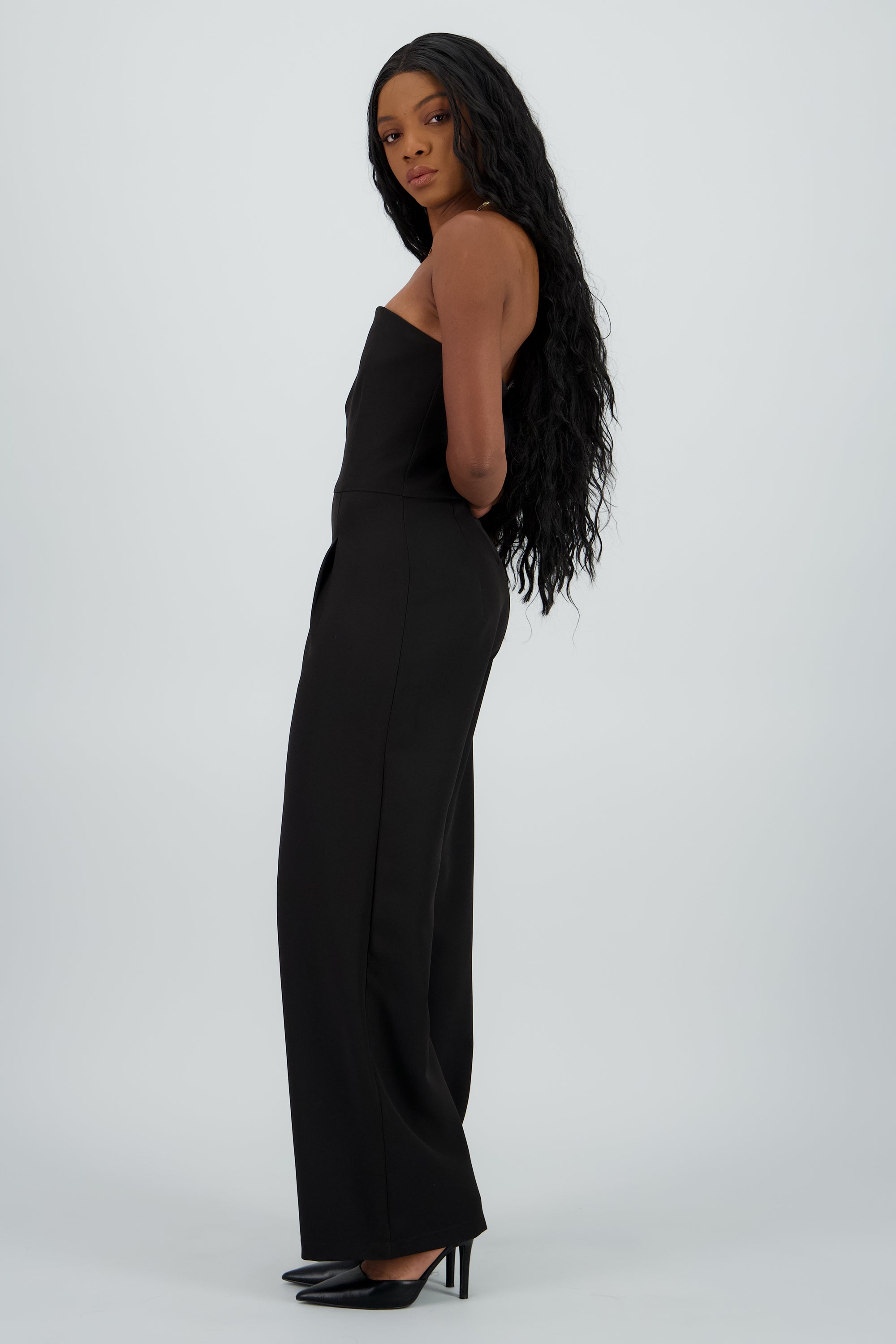 Jumpsuit escote detalle NEGRO