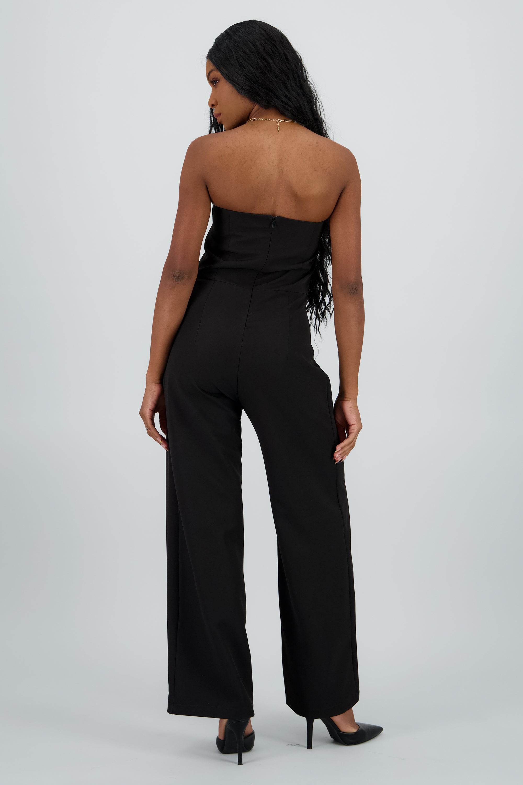 Jumpsuit escote detalle NEGRO
