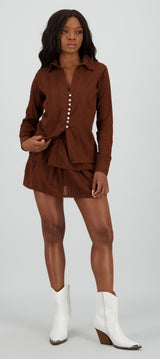 DARK BROWN