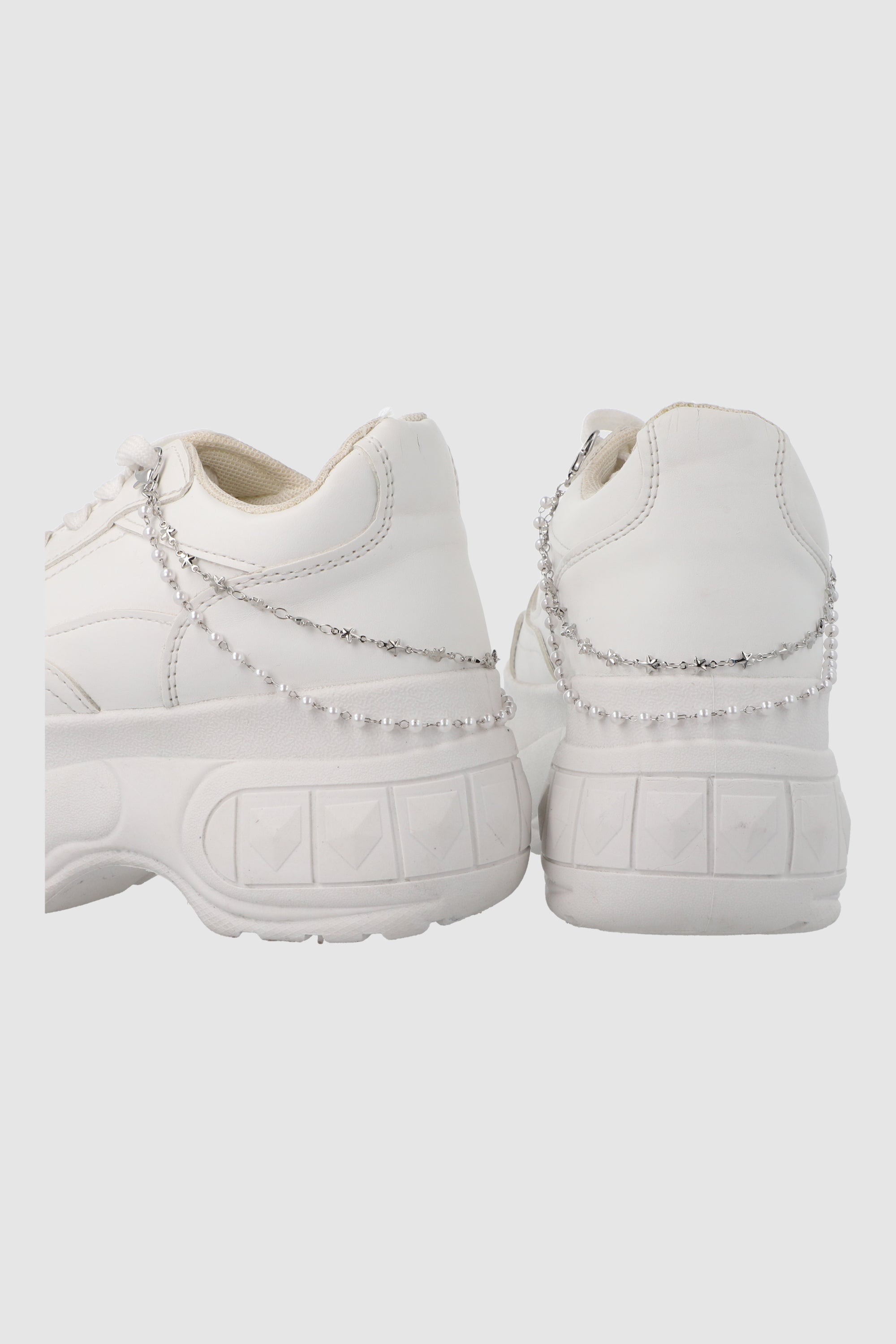 Cadena para shoes doble BLANCO