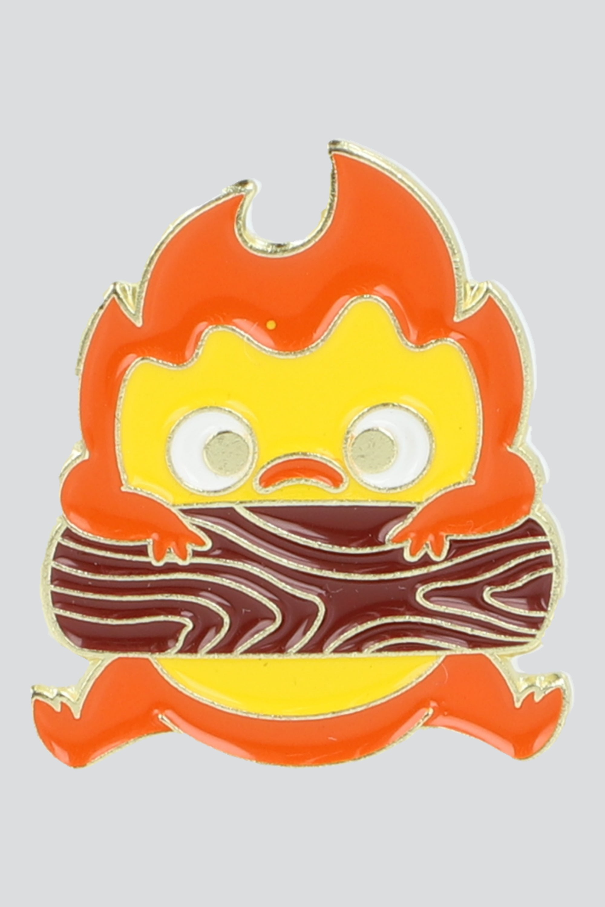 Pin fueguito tronco CAFE