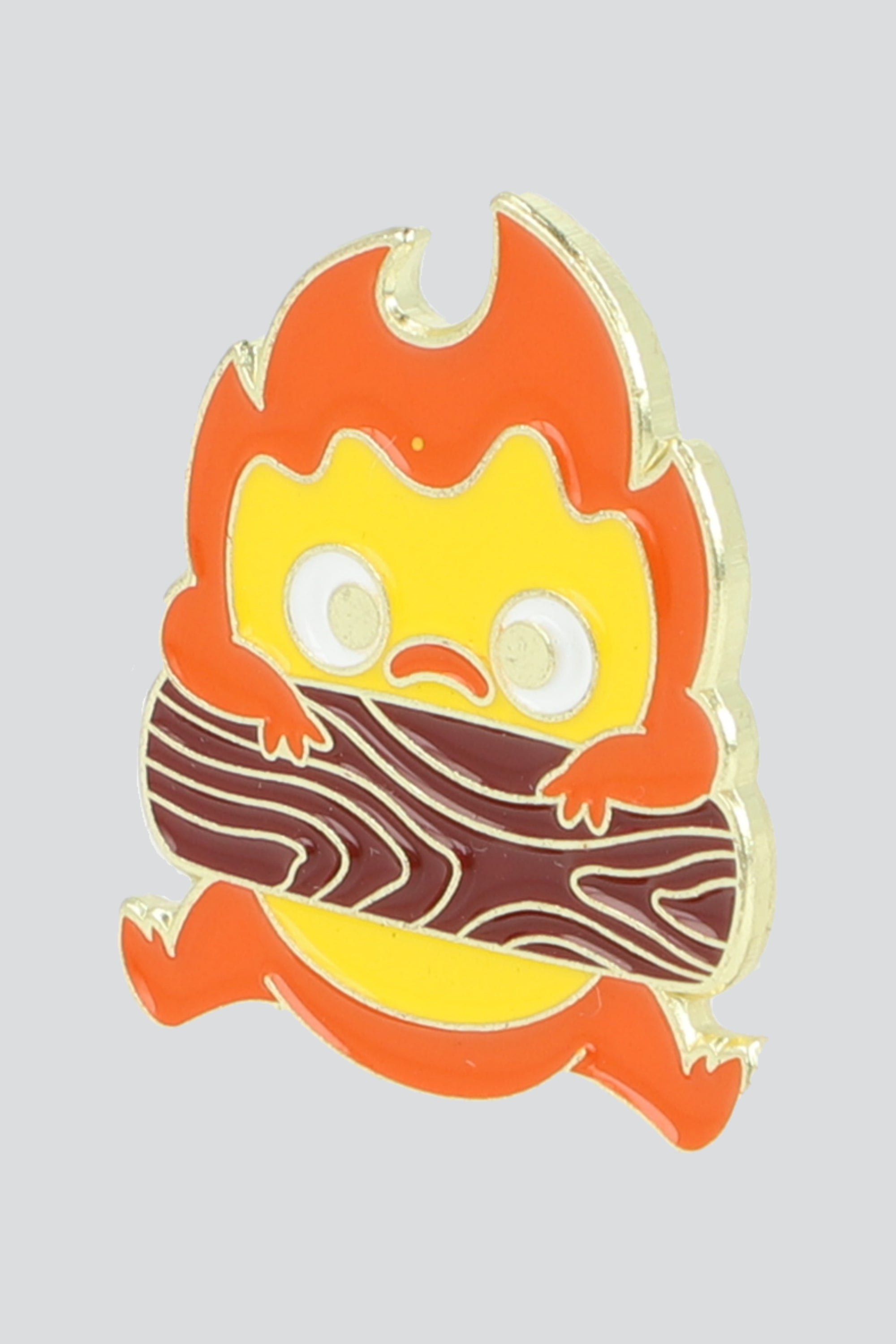 Pin fueguito tronco CAFE