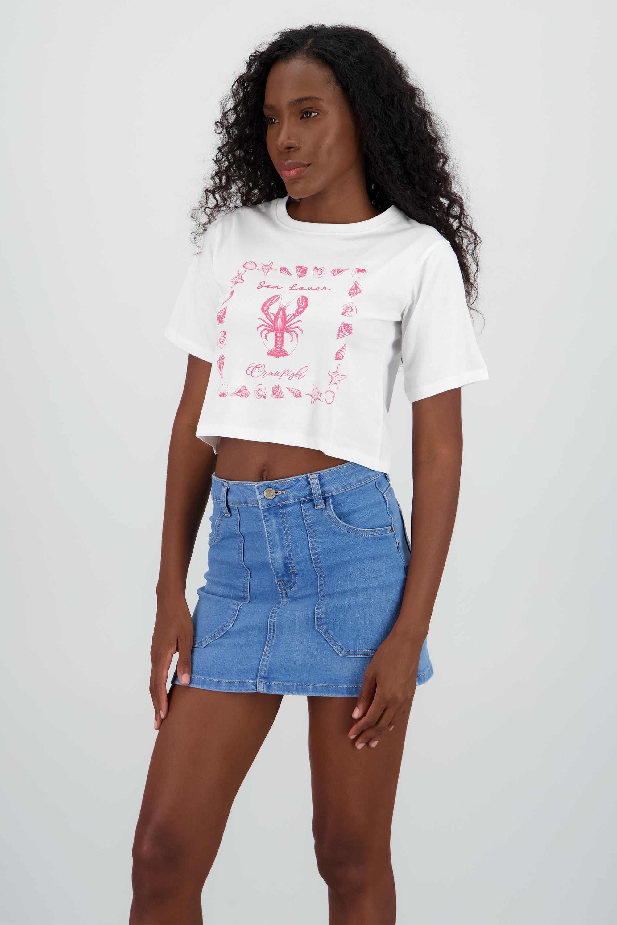 T-shirt sea love BLANCO