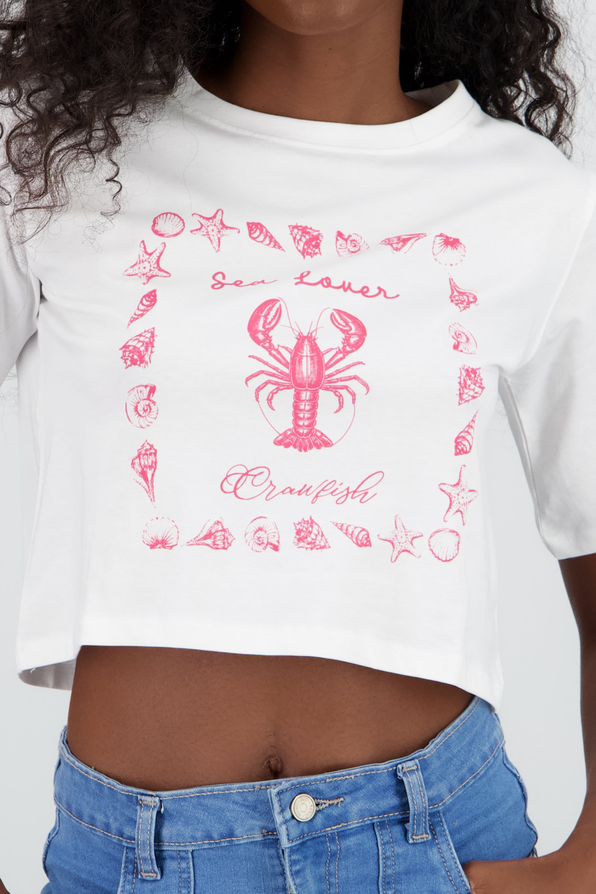 T-shirt sea love BLANCO