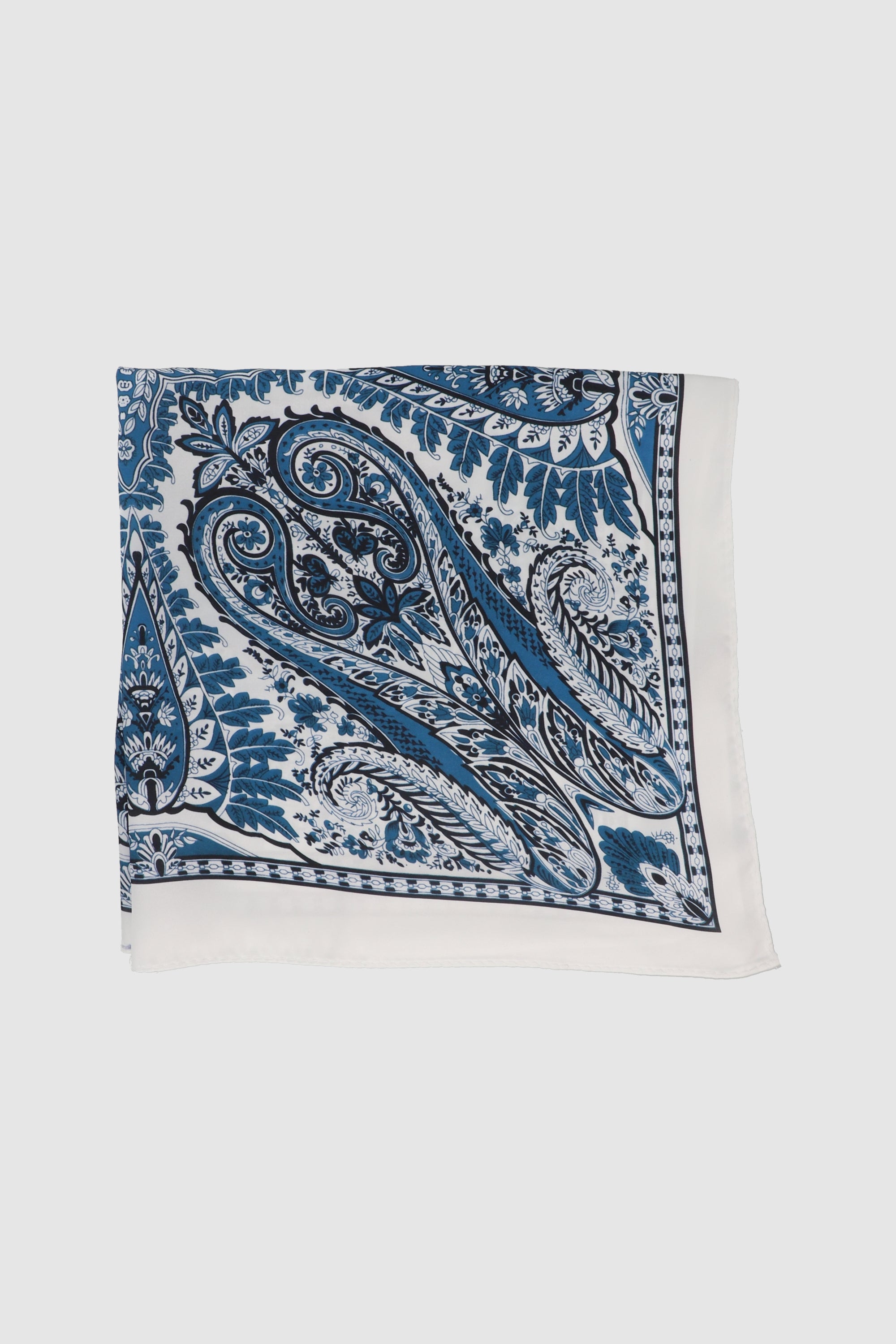 Pañuelo orilla color 45*45 AZUL