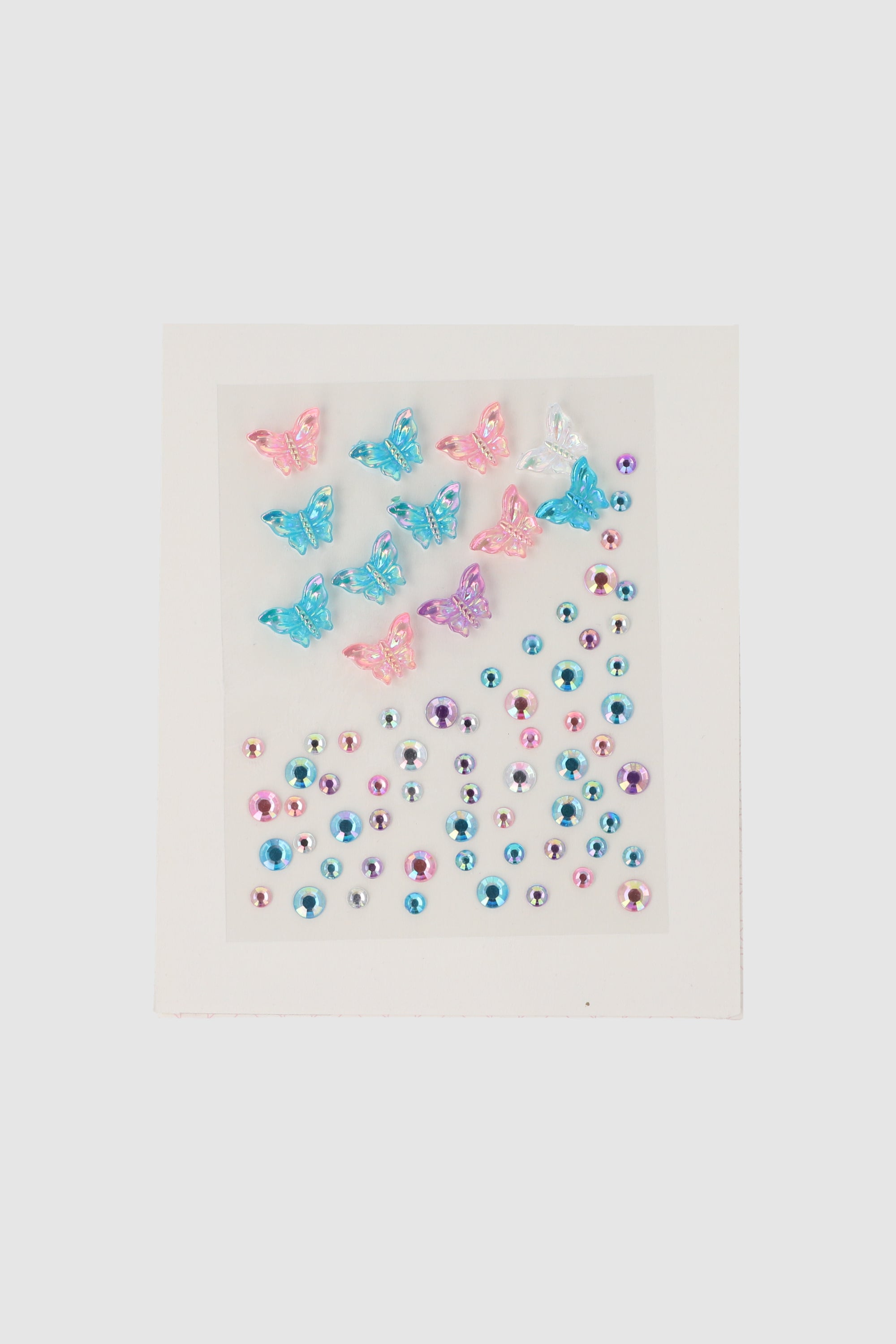 Brillos faciales mariposas MULTICOLOR PASTEL