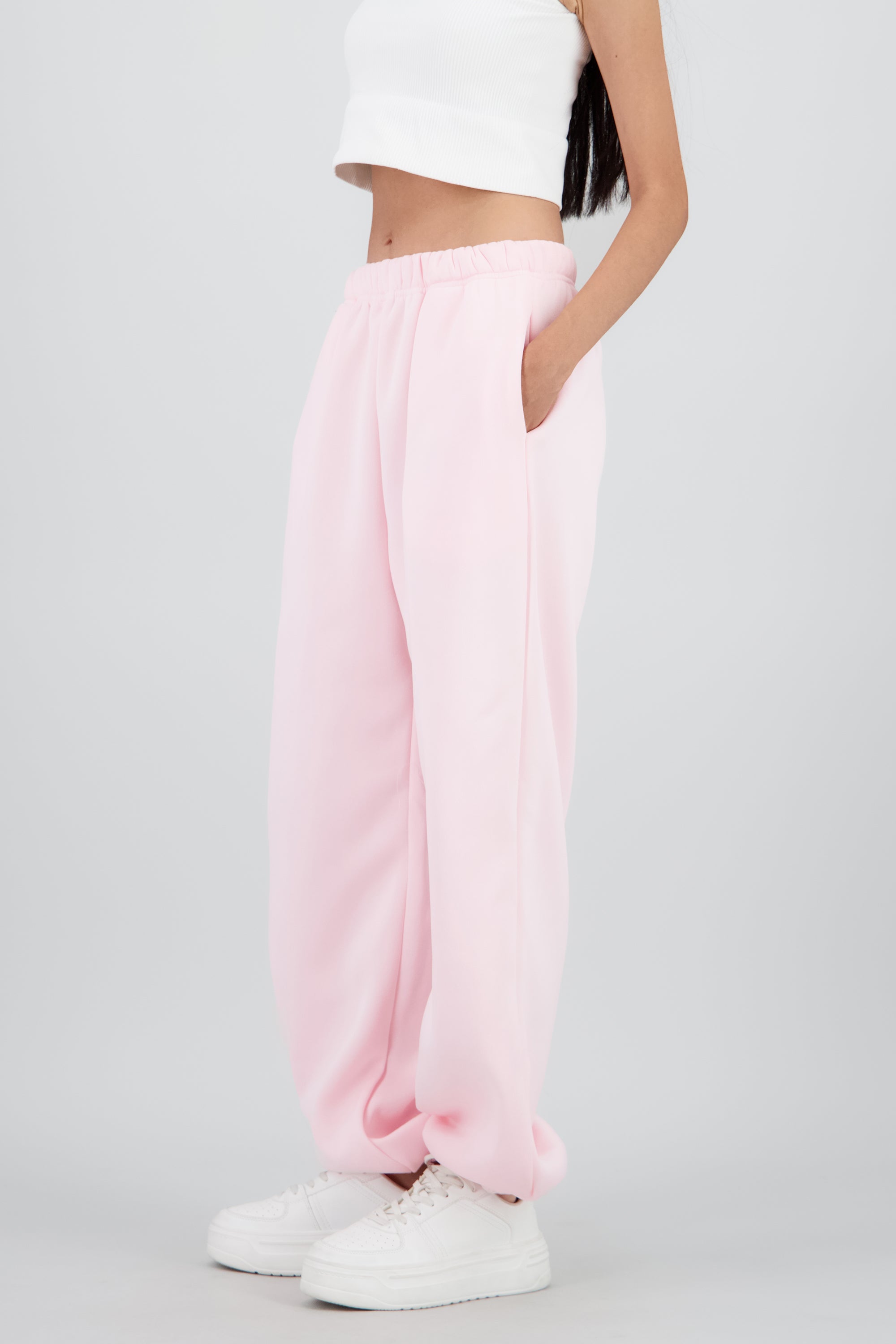 Pants joggers lisos ROSA PASTEL
