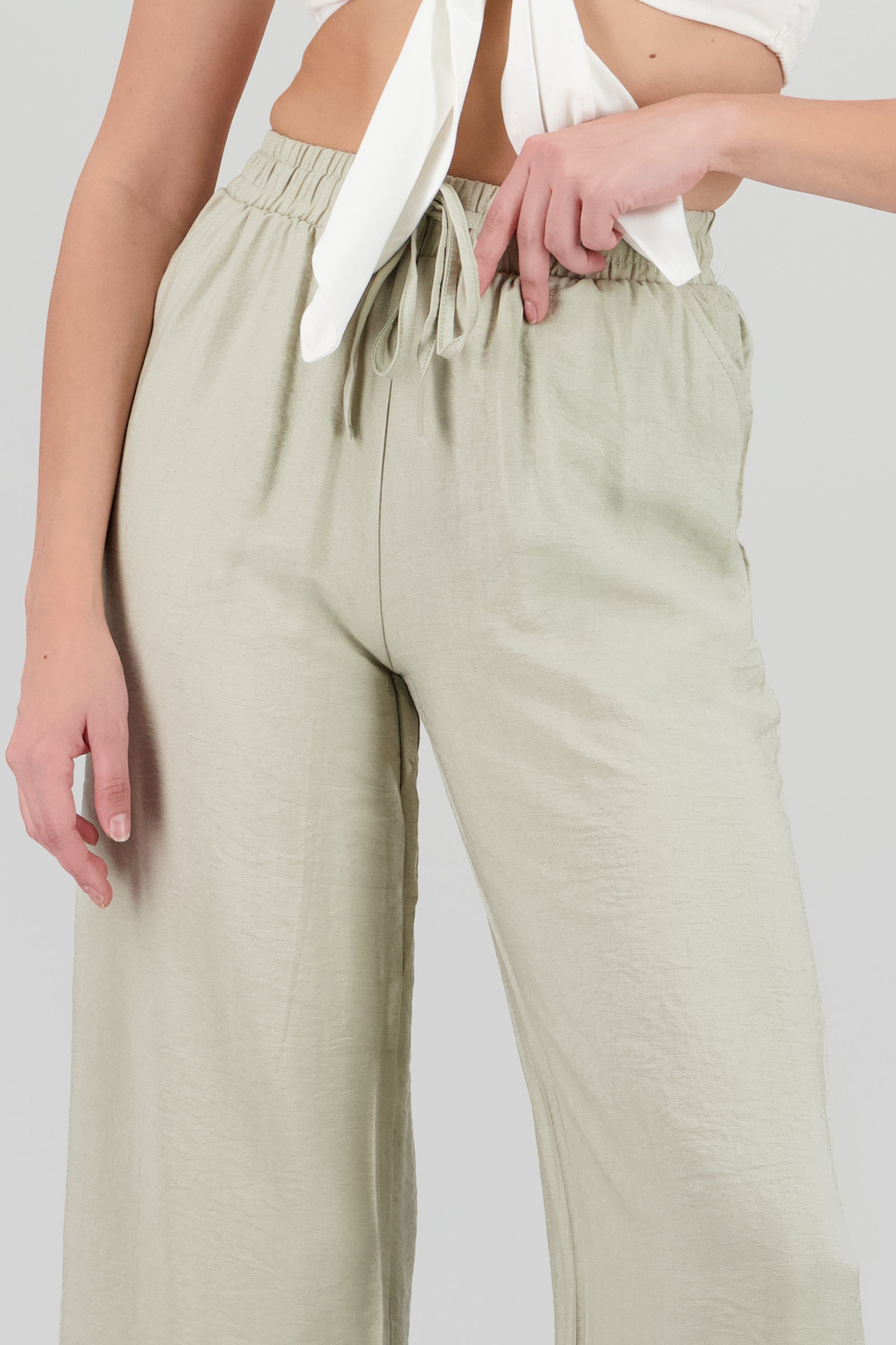 Pantalon amplio con jareta SAGE