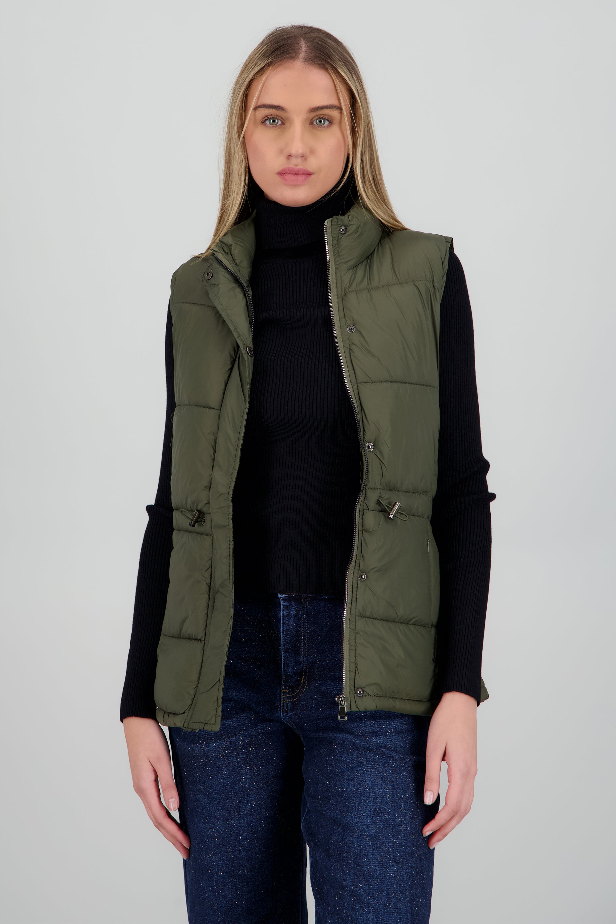 Chaleco capitonado ajustable OLIVO