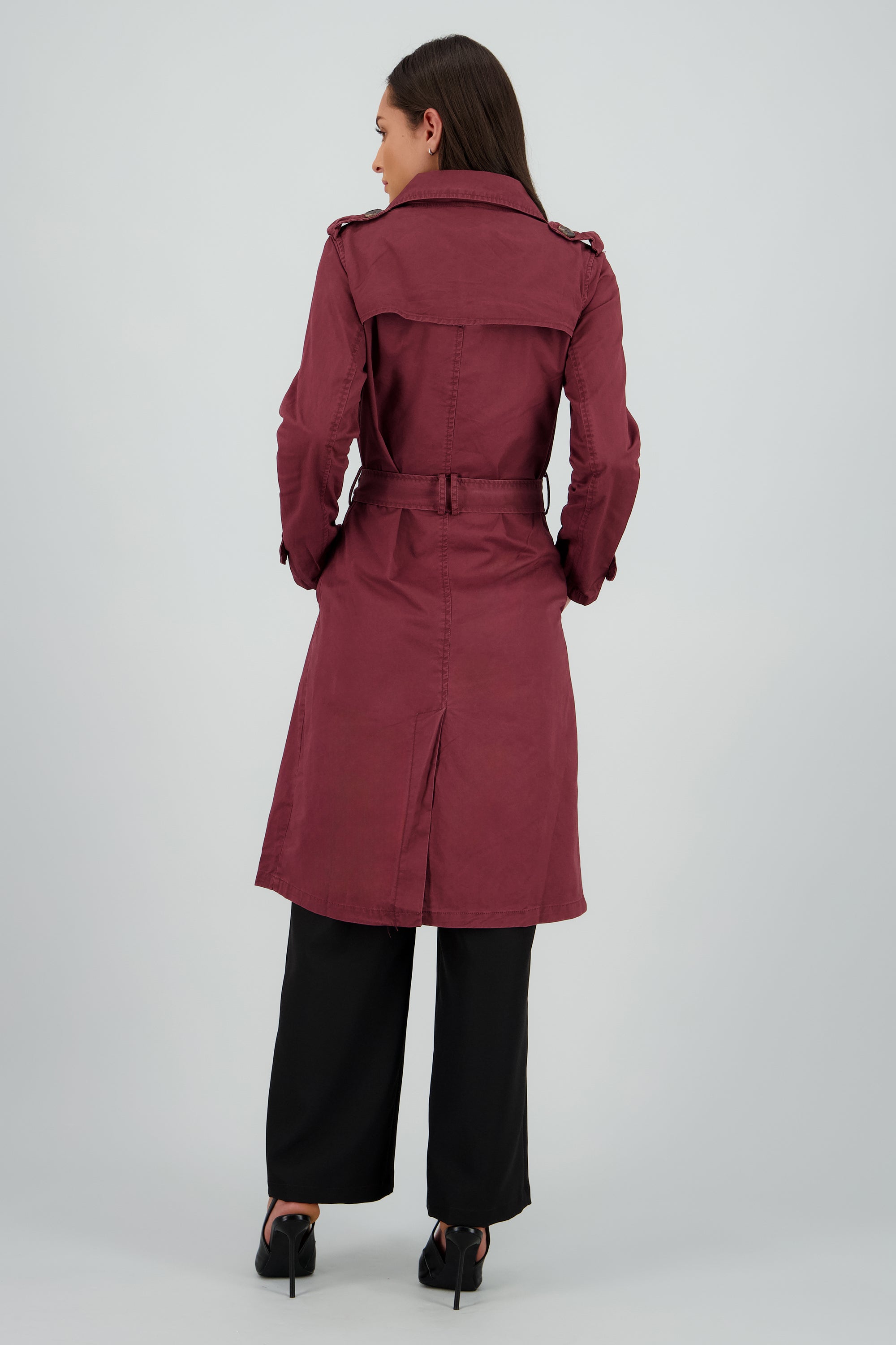 Gabardina maxi VINO