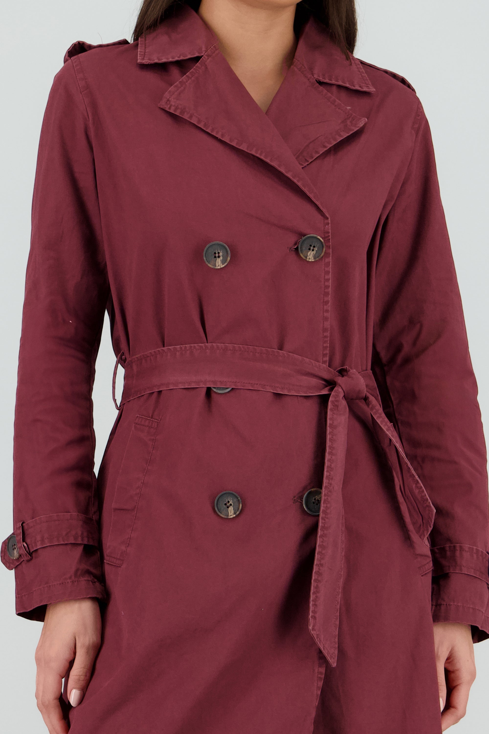Gabardina maxi VINO