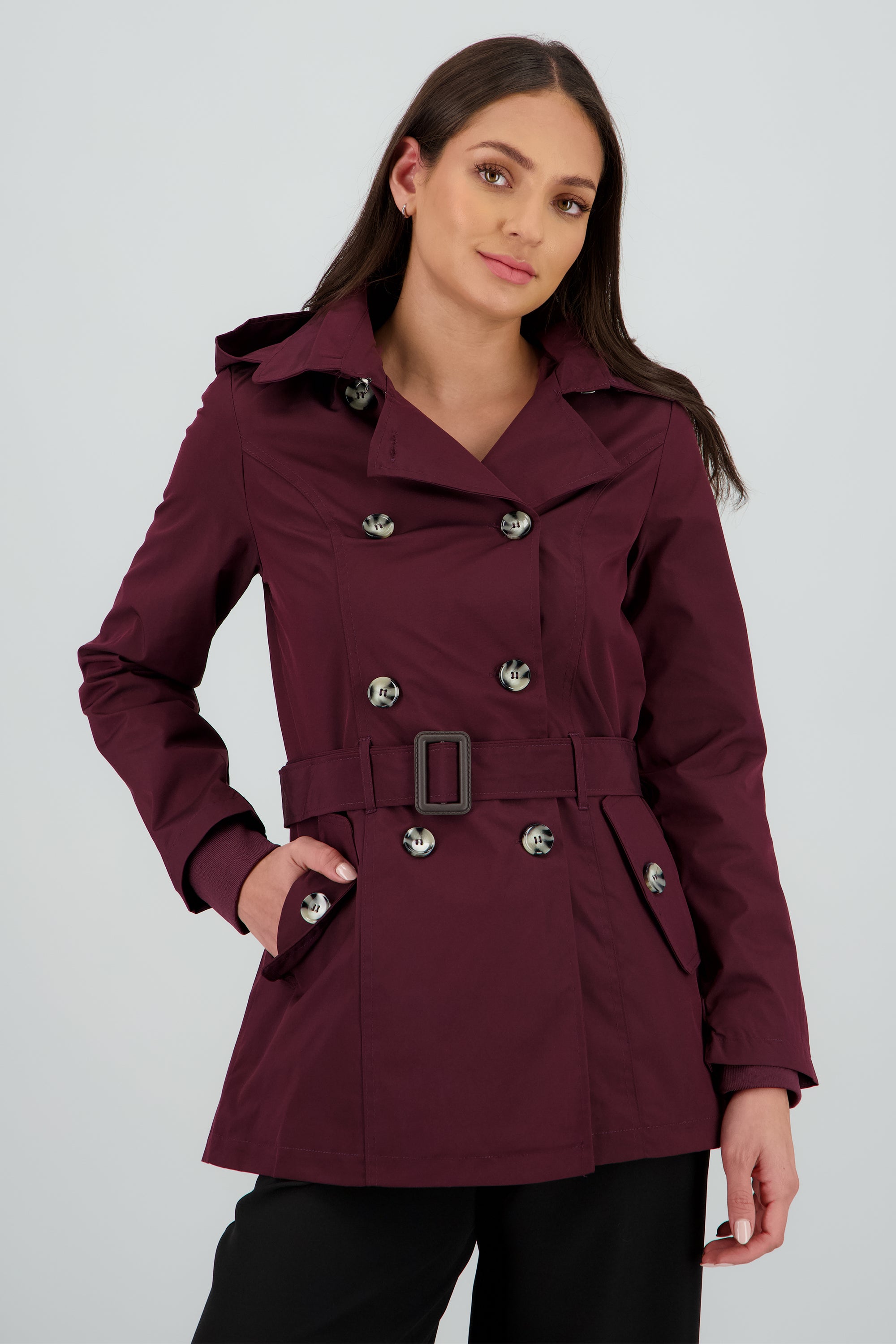 Gabardina con gorro UVA