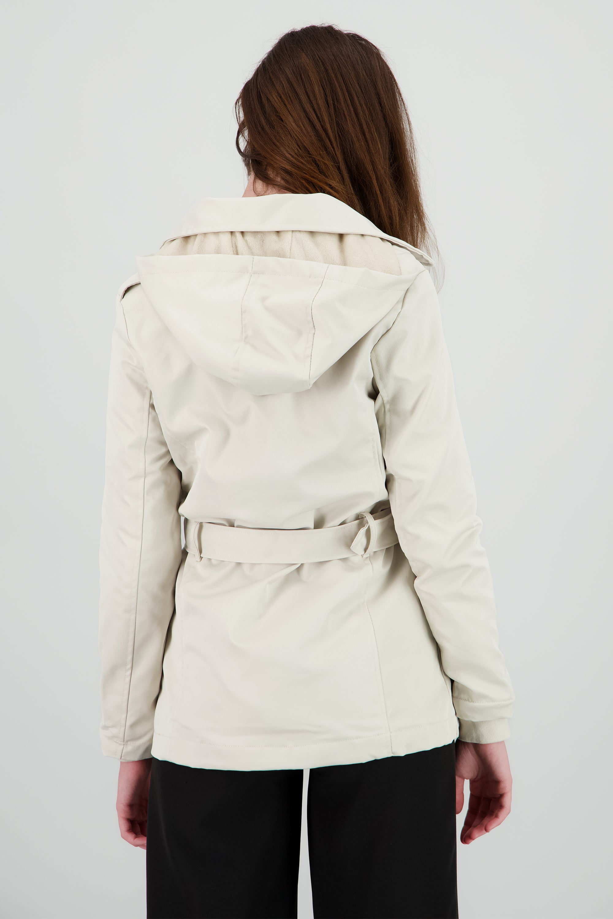 Gabardina lisa BLANCO