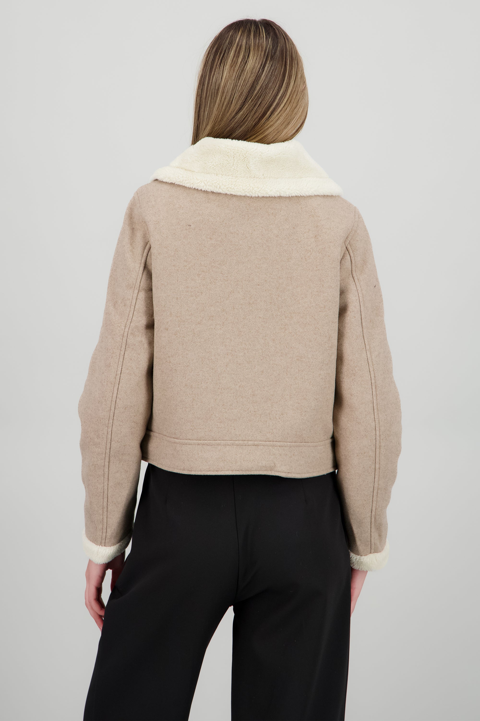 Chamarra suede peluche ARENA