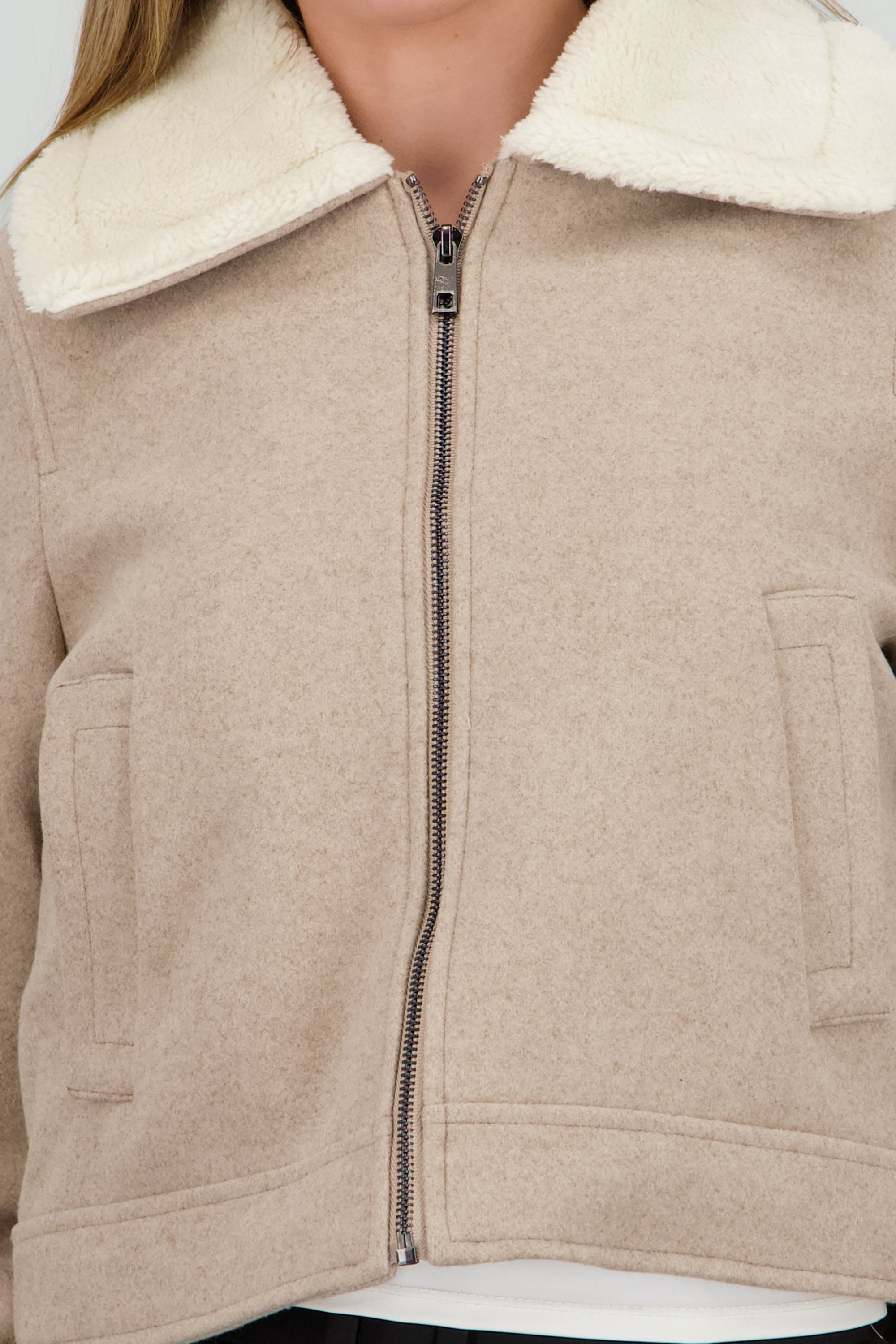 Chamarra suede peluche ARENA