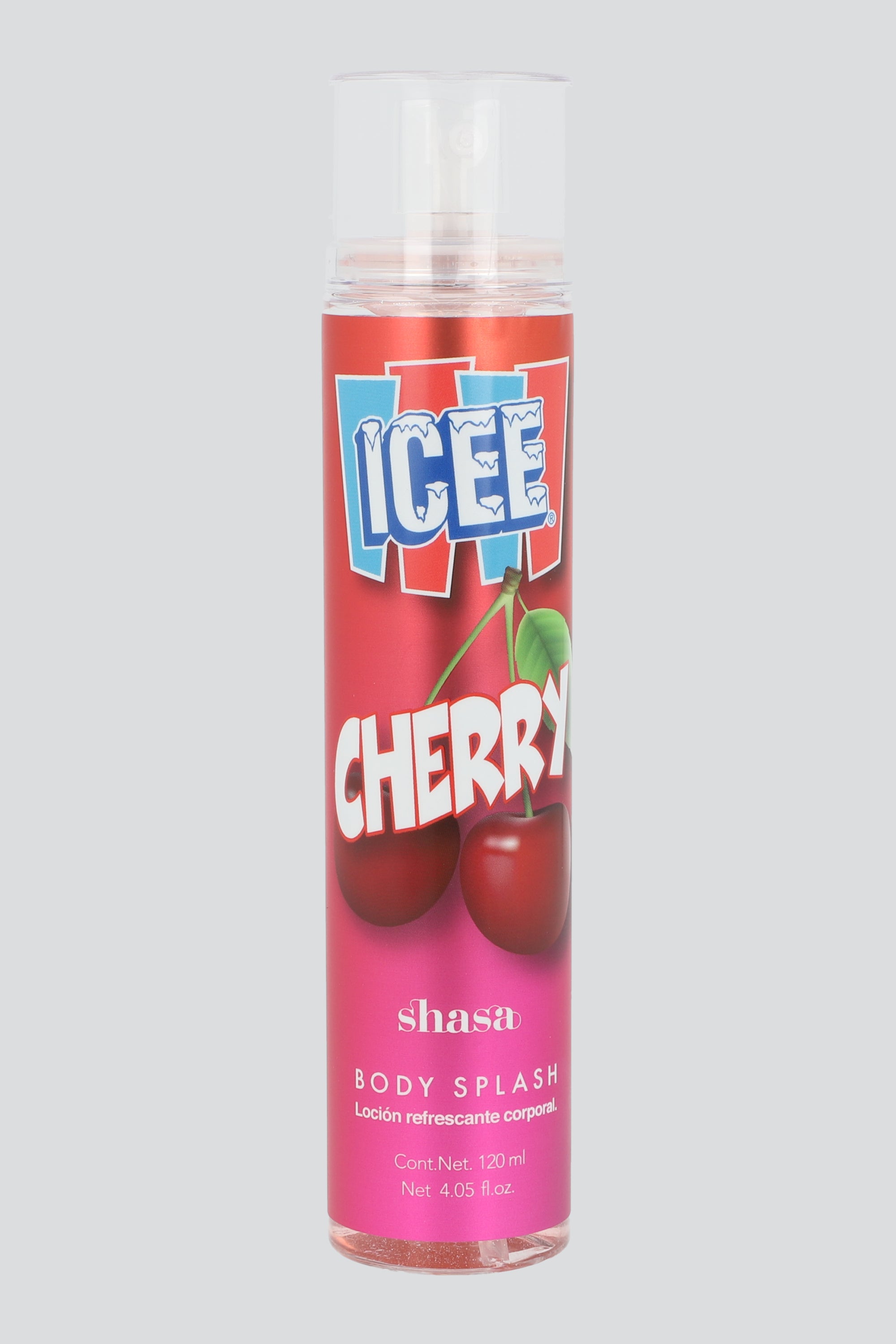 Body splash icee cherry glitter 120ml ROJO