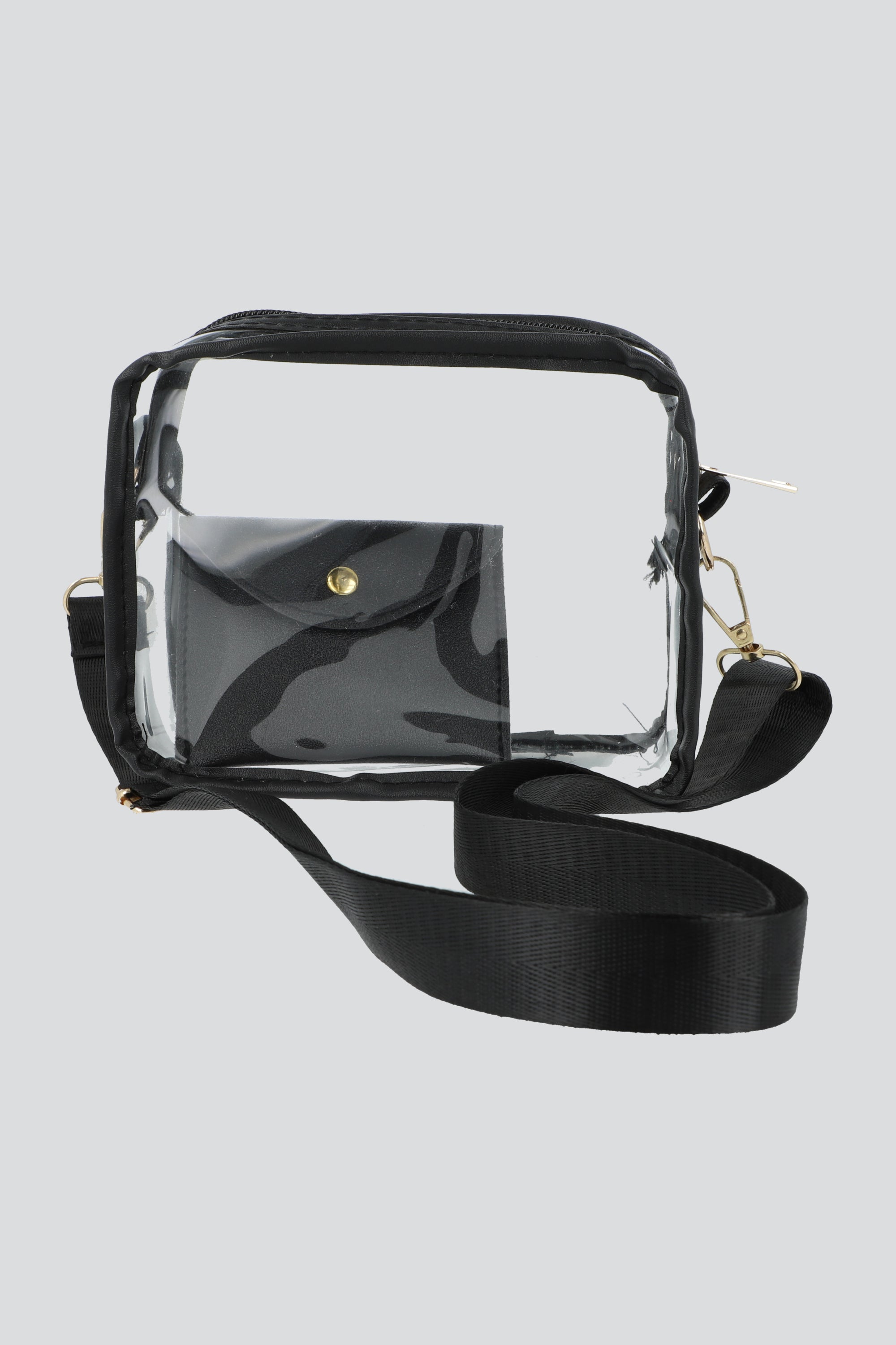 Crossbody pvc con monedero BLANCO