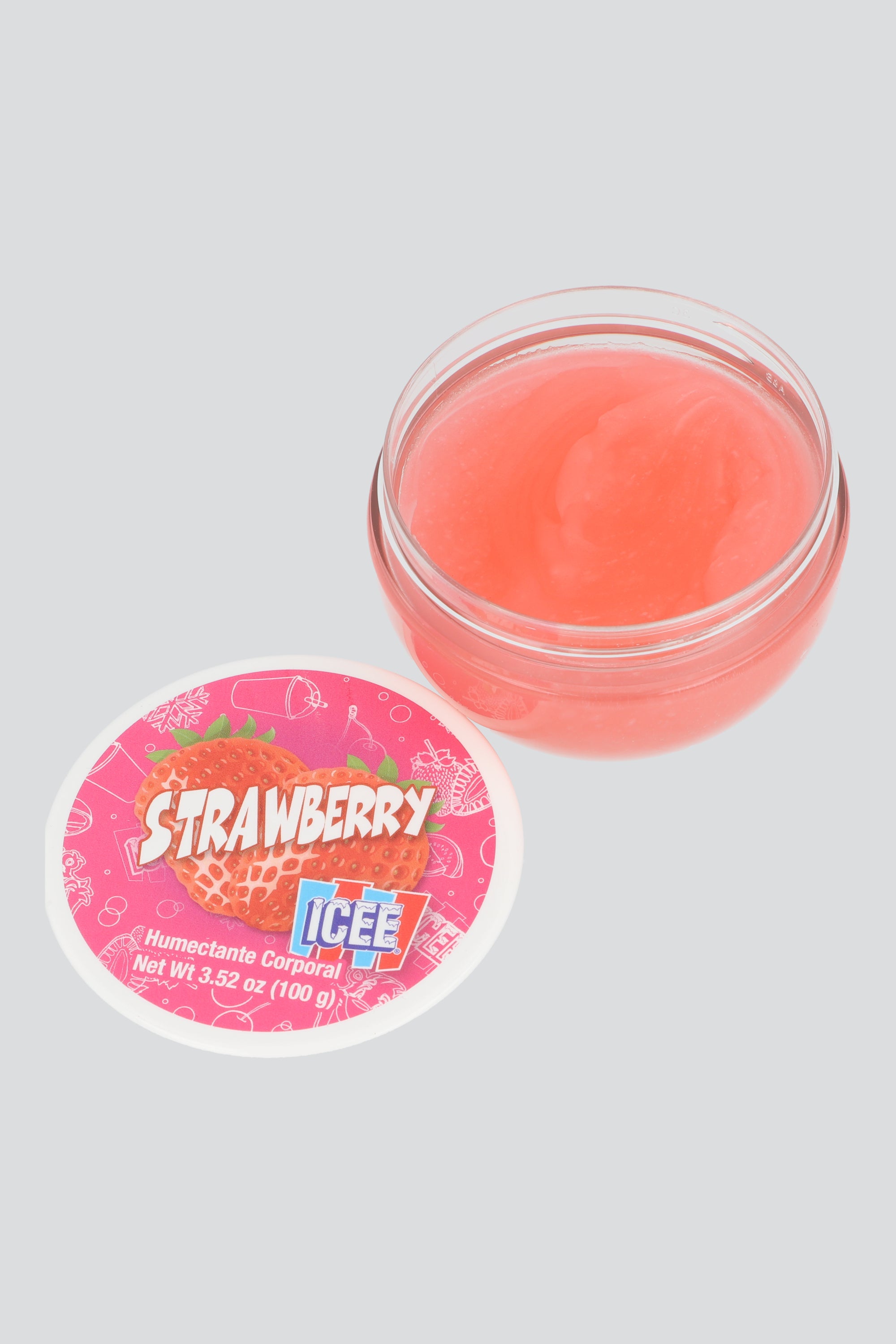 Crema icee helada fresa 100ml ROJO