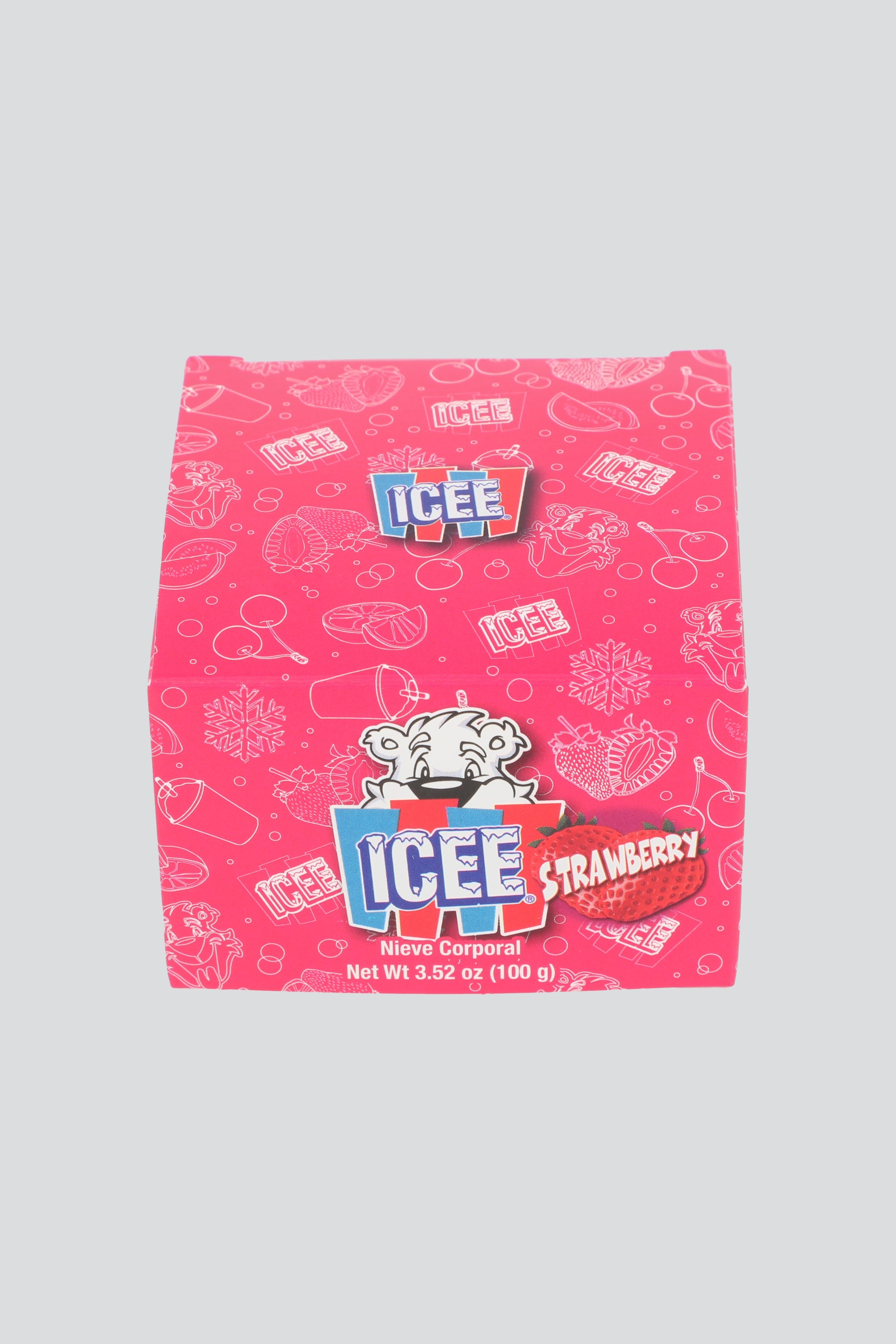 Crema icee helada fresa 100ml ROJO