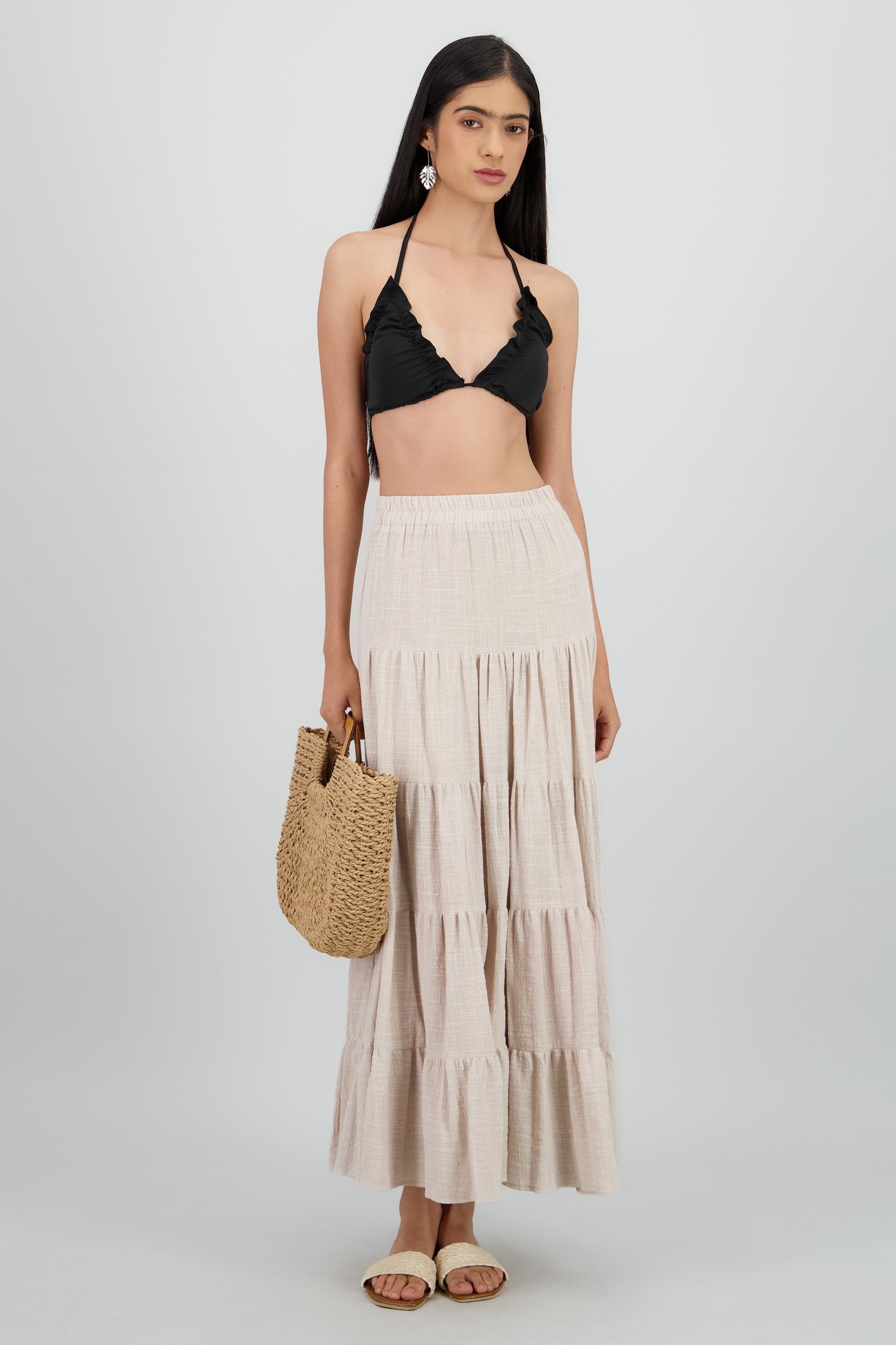 Falda maxi lineas cortes ARENA