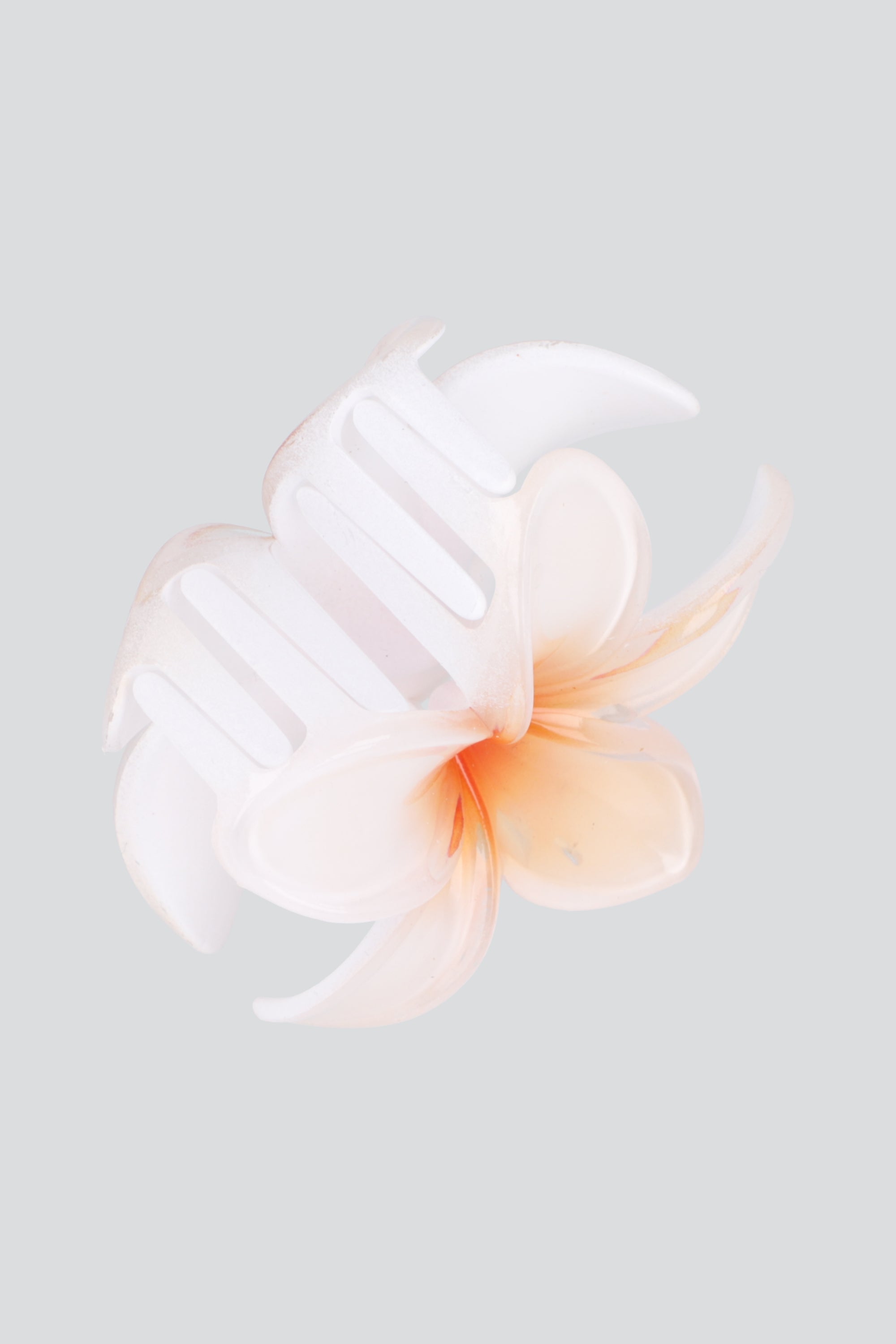 PINZA FLOR HAWAIANA EFECTO DURAZNO