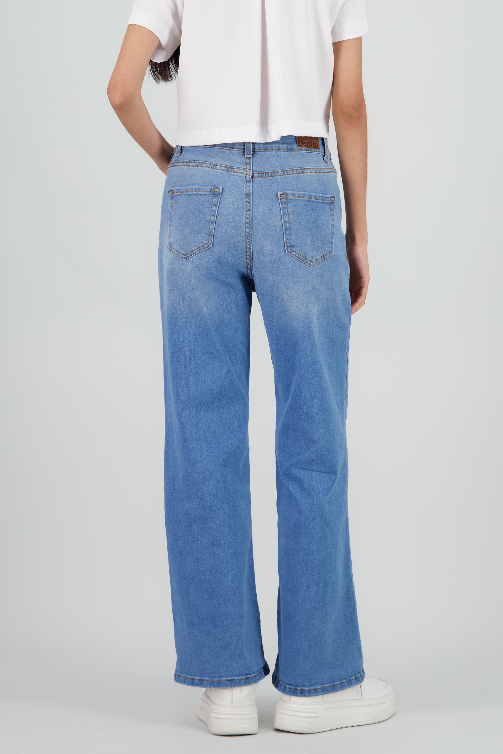 Jeans straight comfort BLEACHED