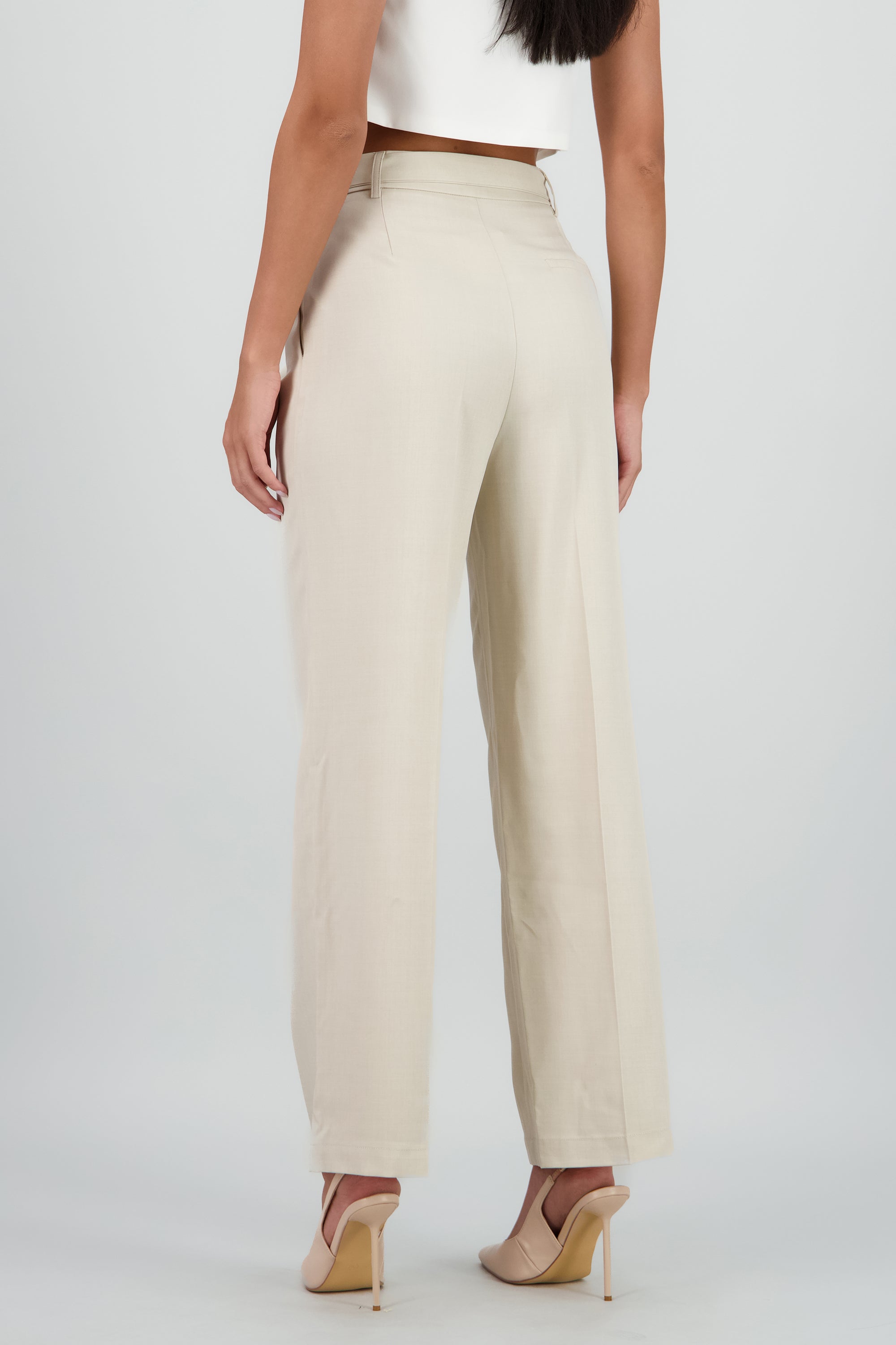 Pantalon sastre detalle cinturon de tiras ARENA