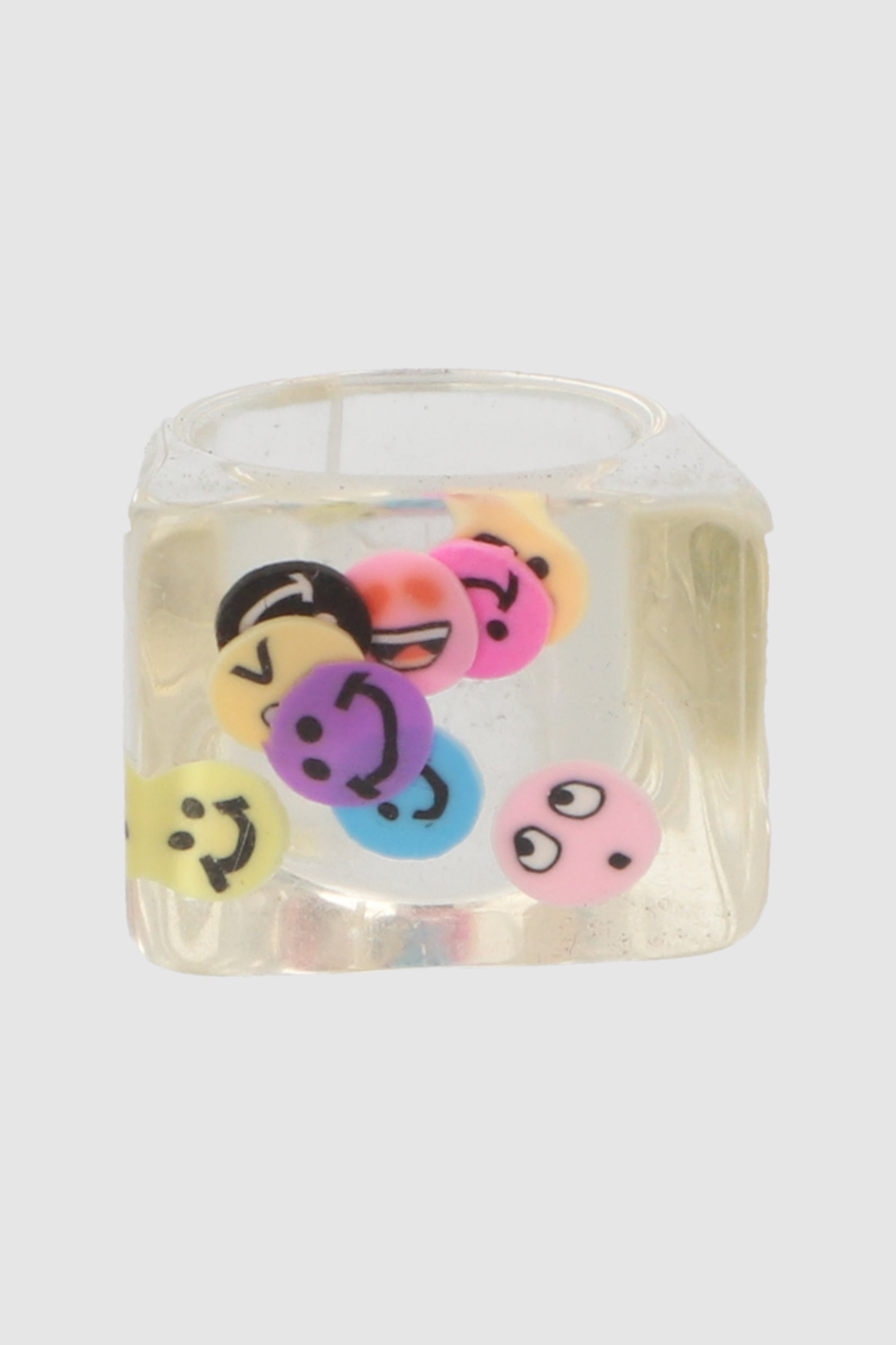 ANILLO ACRILICO FRUTAS MULTICOLOR BRILLANTE