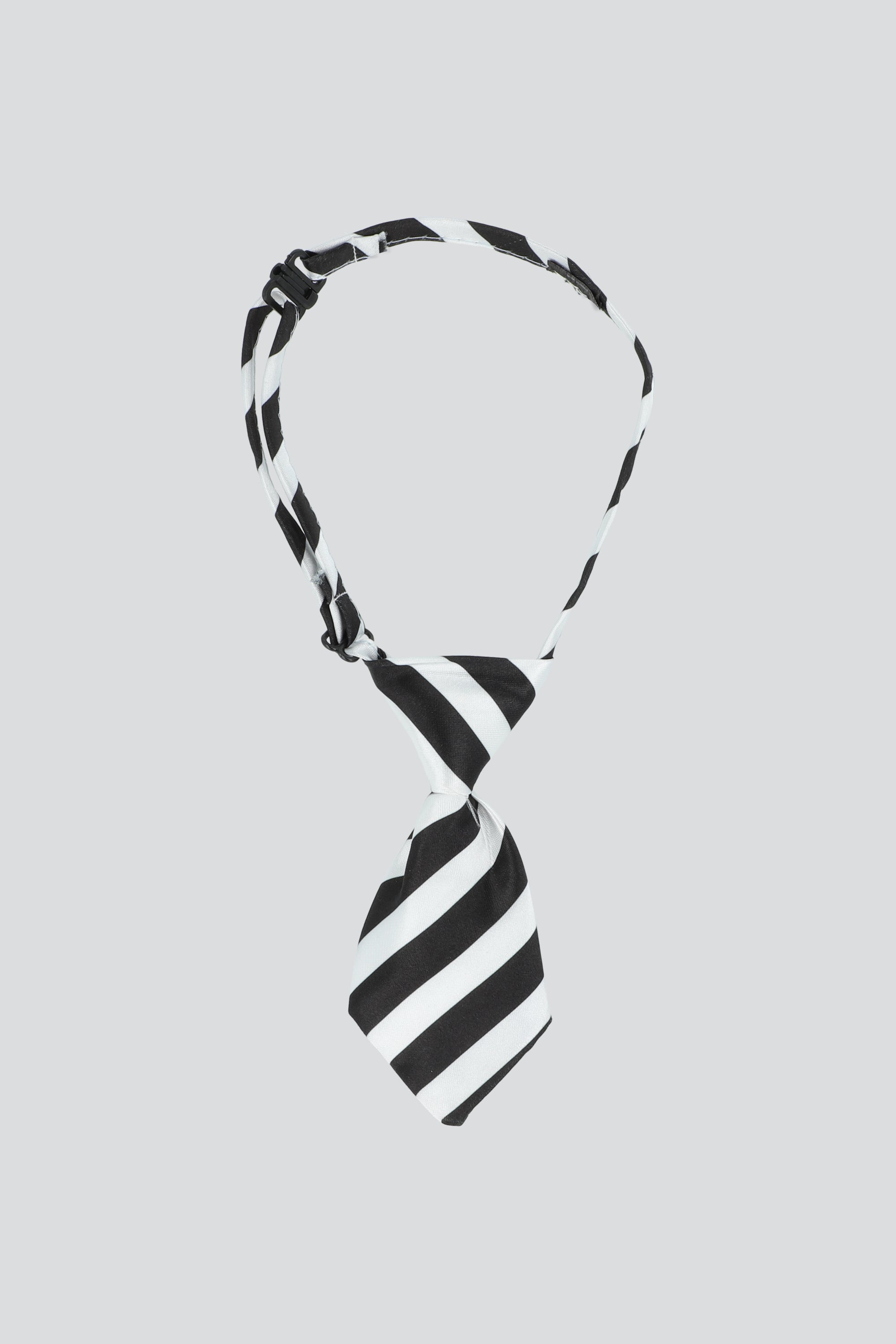 Corbata satin para mascota 30cm NEGRO