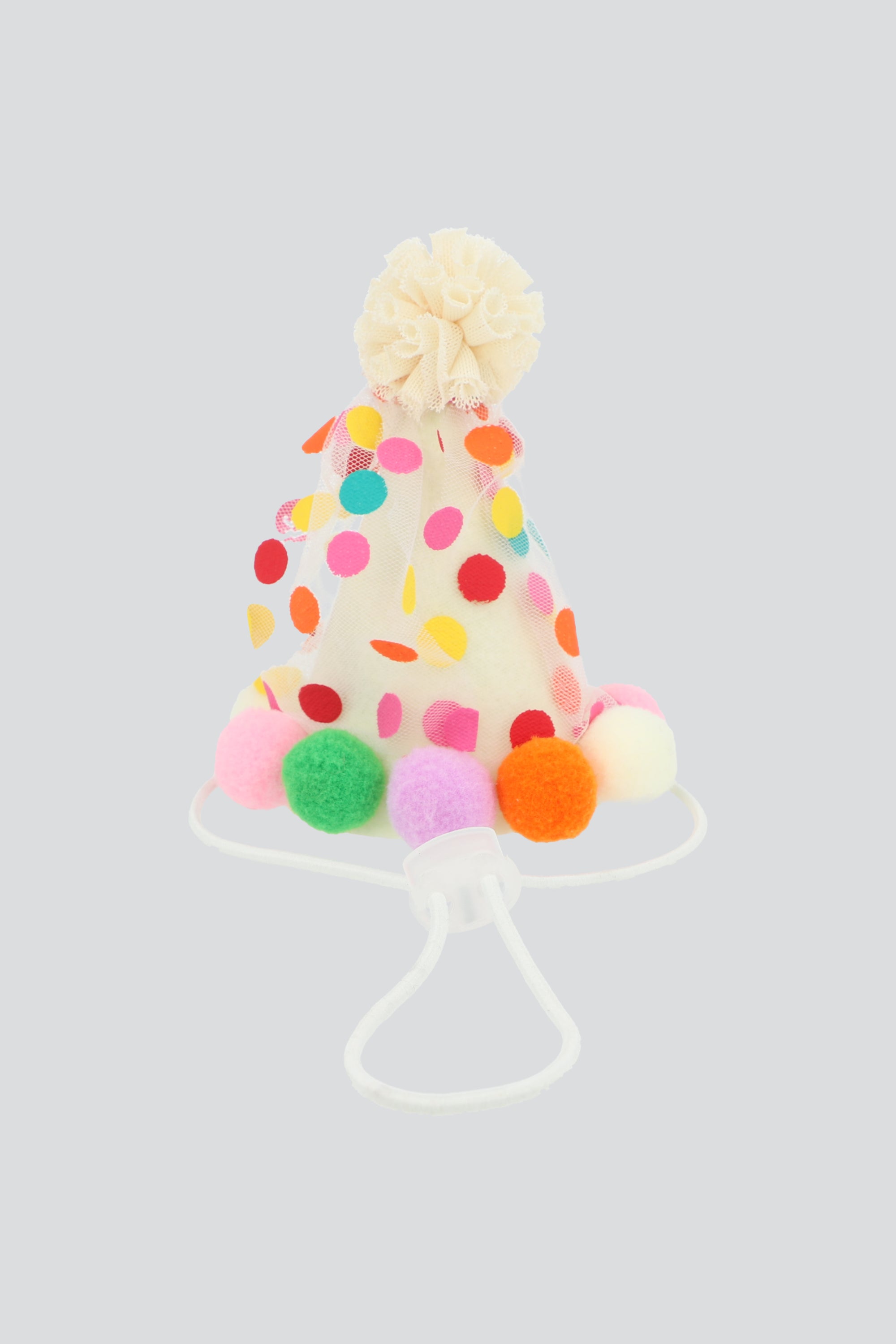 Gorro cumpleañero mascota MULTICOLOR