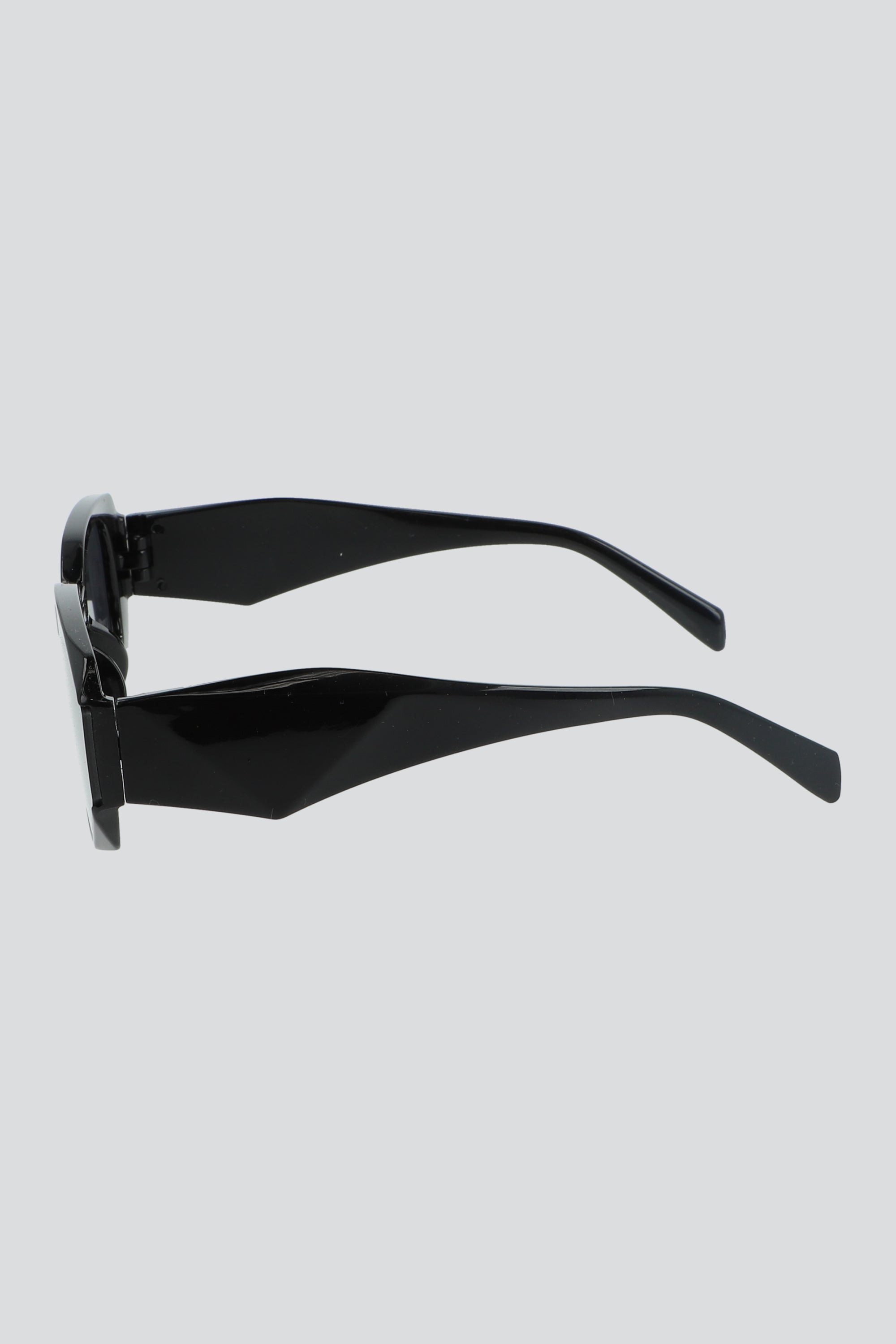 Lentes de sol rectangulo pasta NEGRO