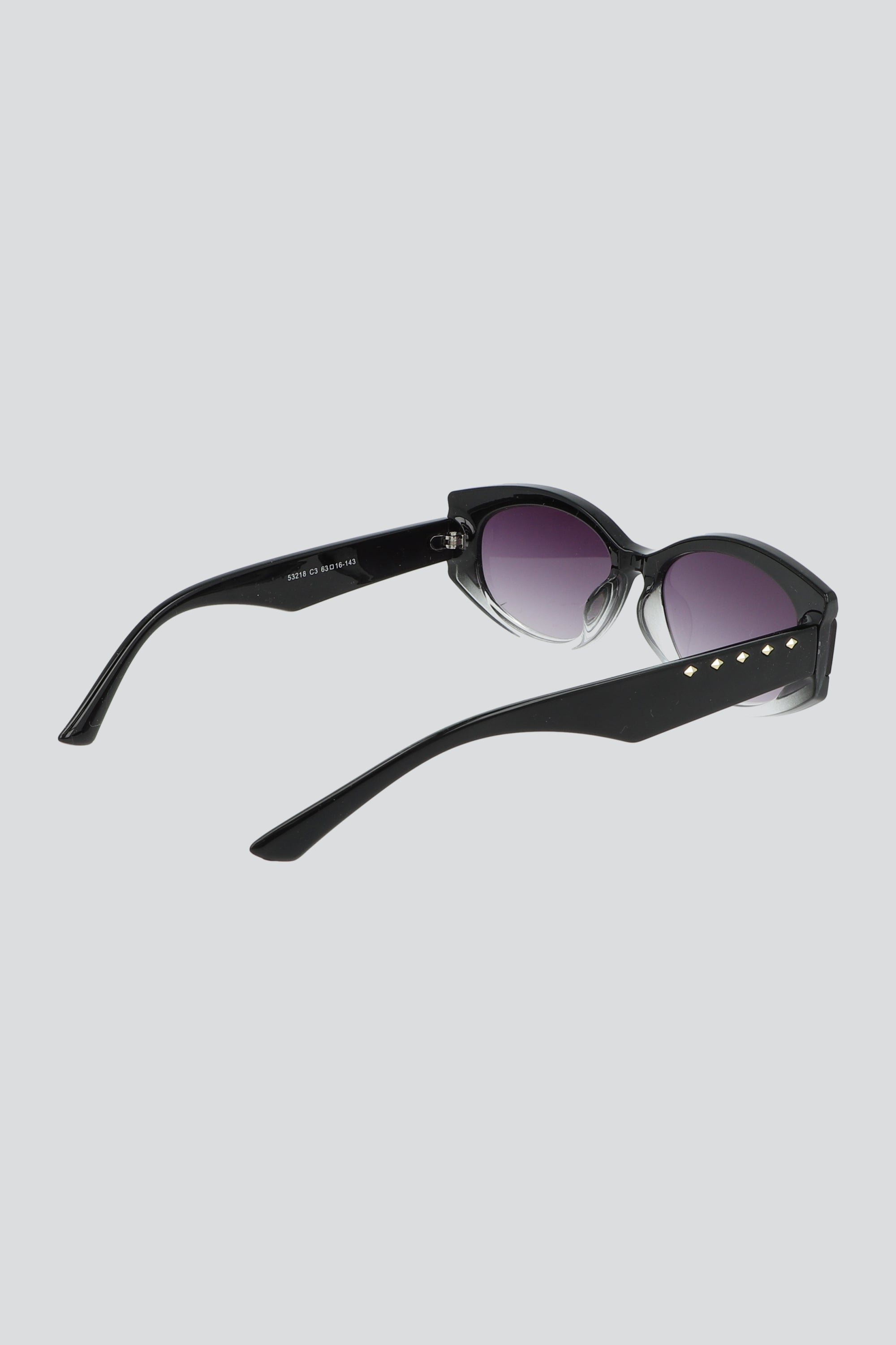 Lentes orilla cortada NEGRO