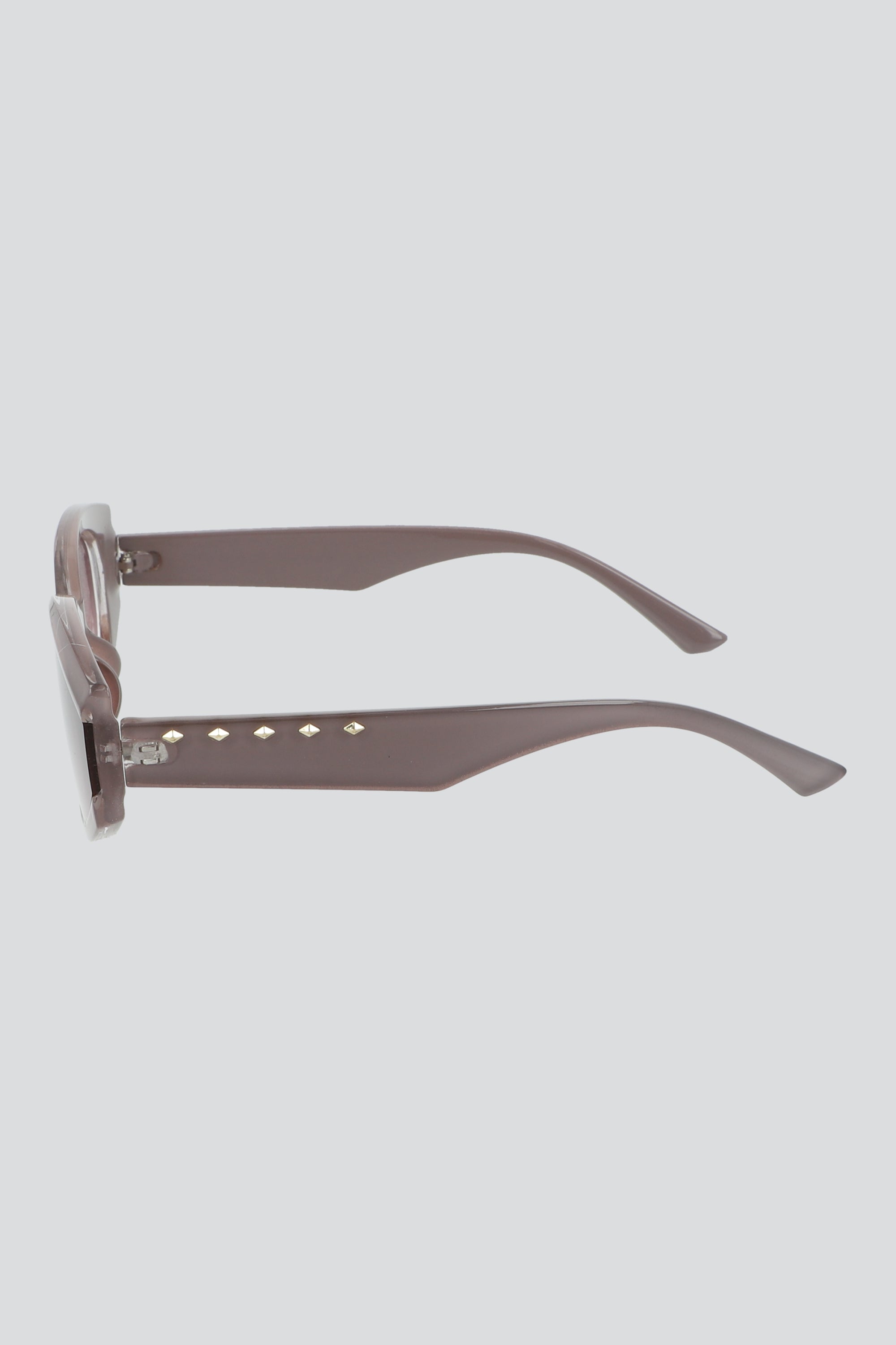 Lentes orilla cortada GRIS