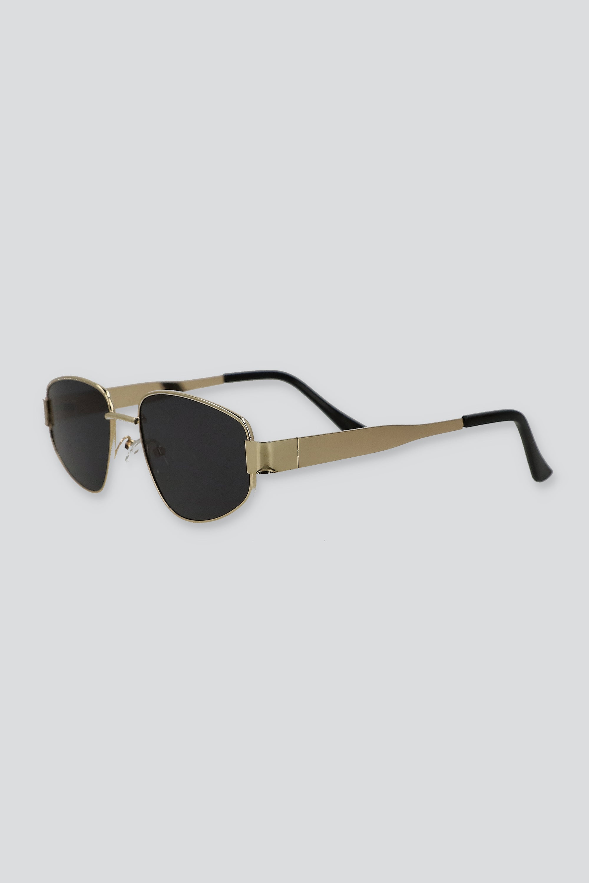 Lentes de sol retro NEGRO