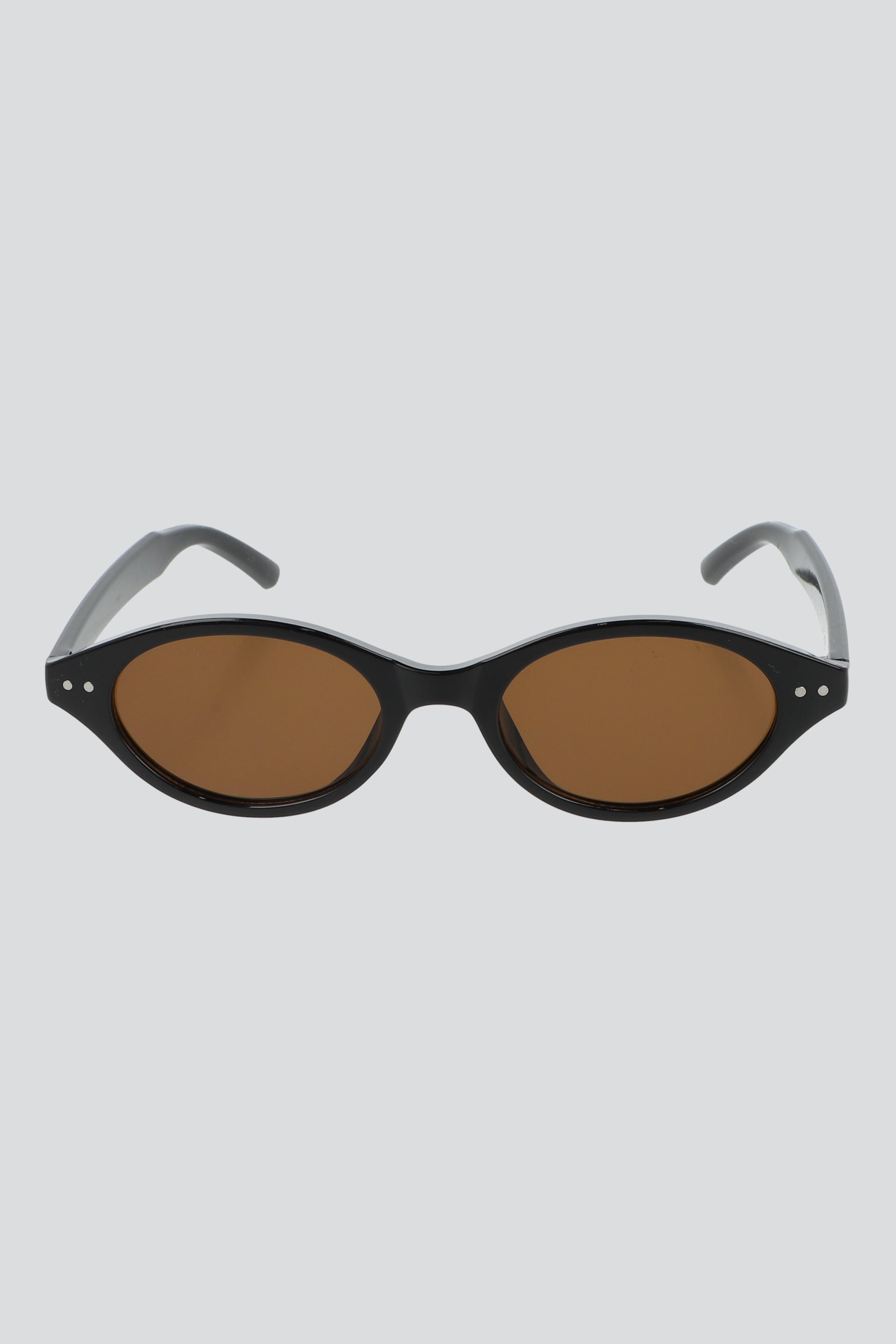 Lentes de sol mini ovalo NEGRO