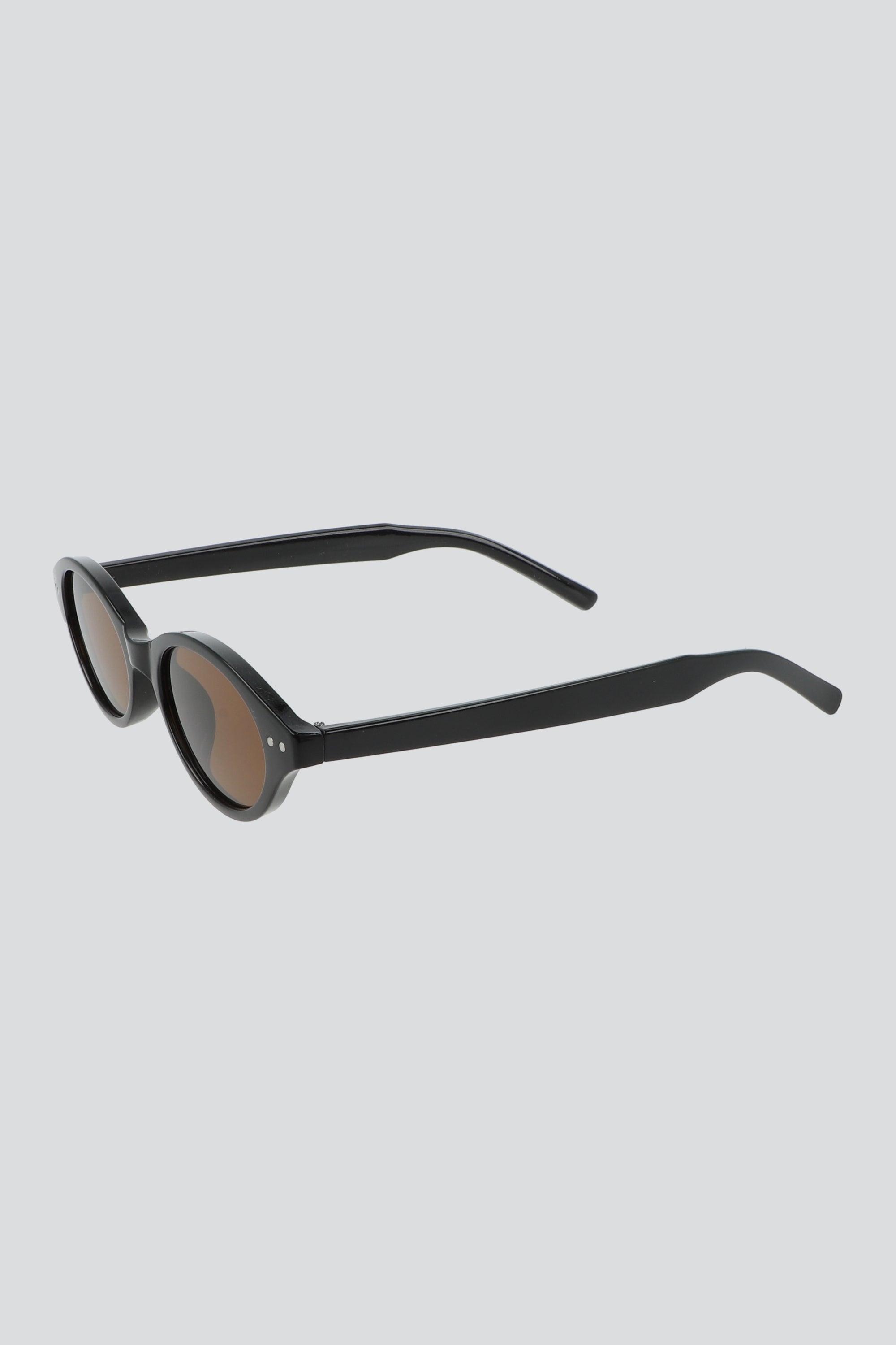 Lentes de sol mini ovalo NEGRO