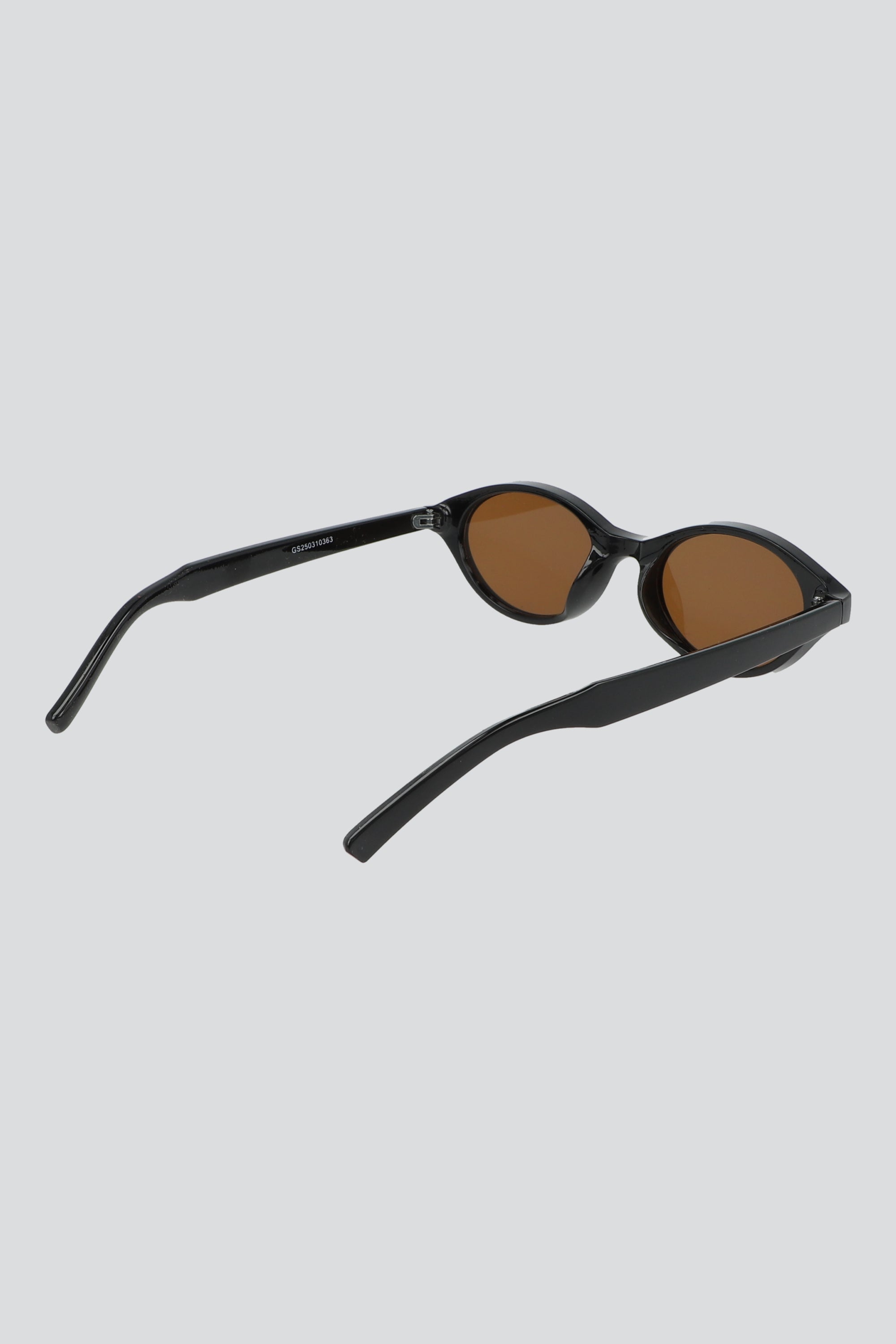 Lentes de sol mini ovalo NEGRO