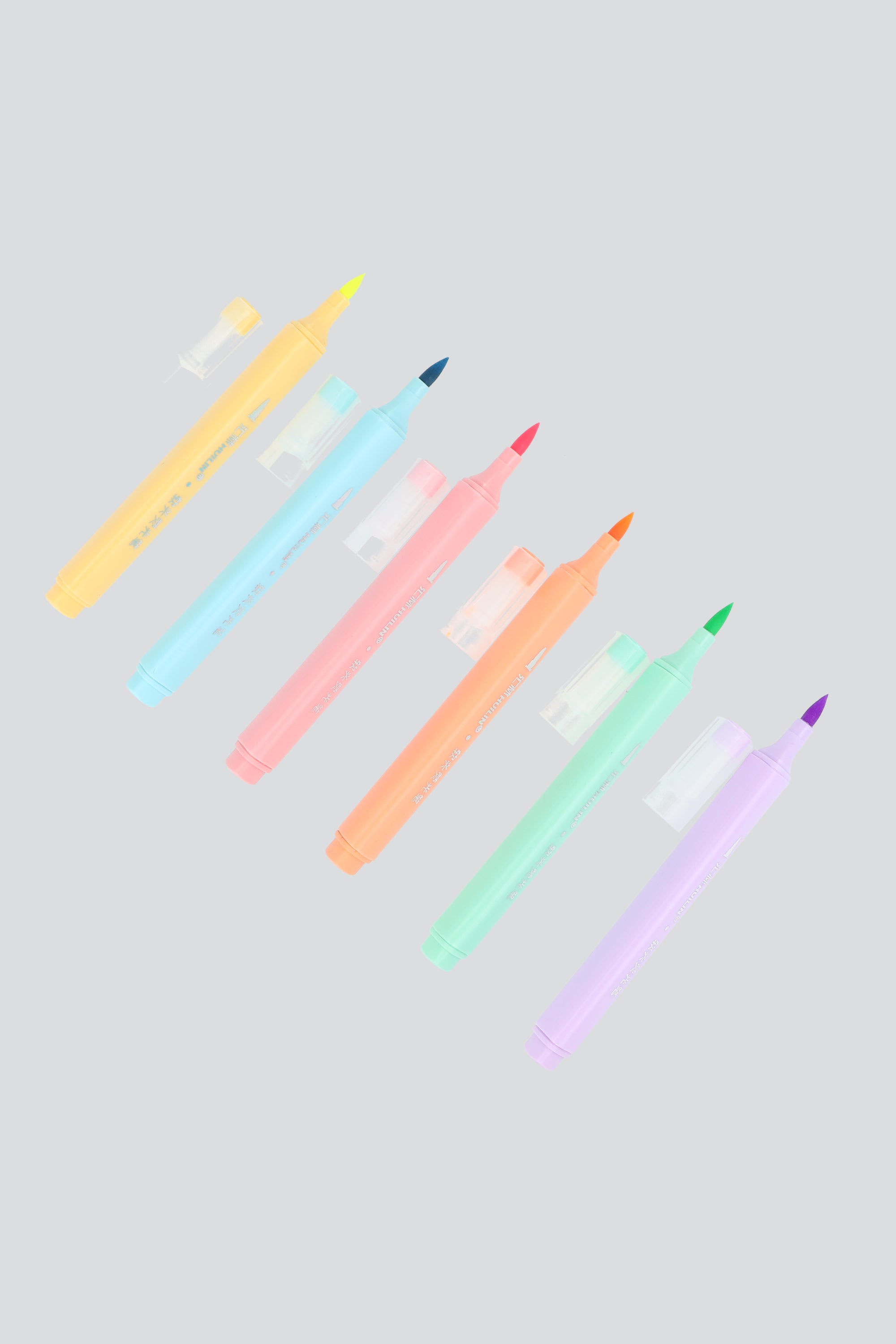 Set 6 marcadores cuadrados MULTICOLOR