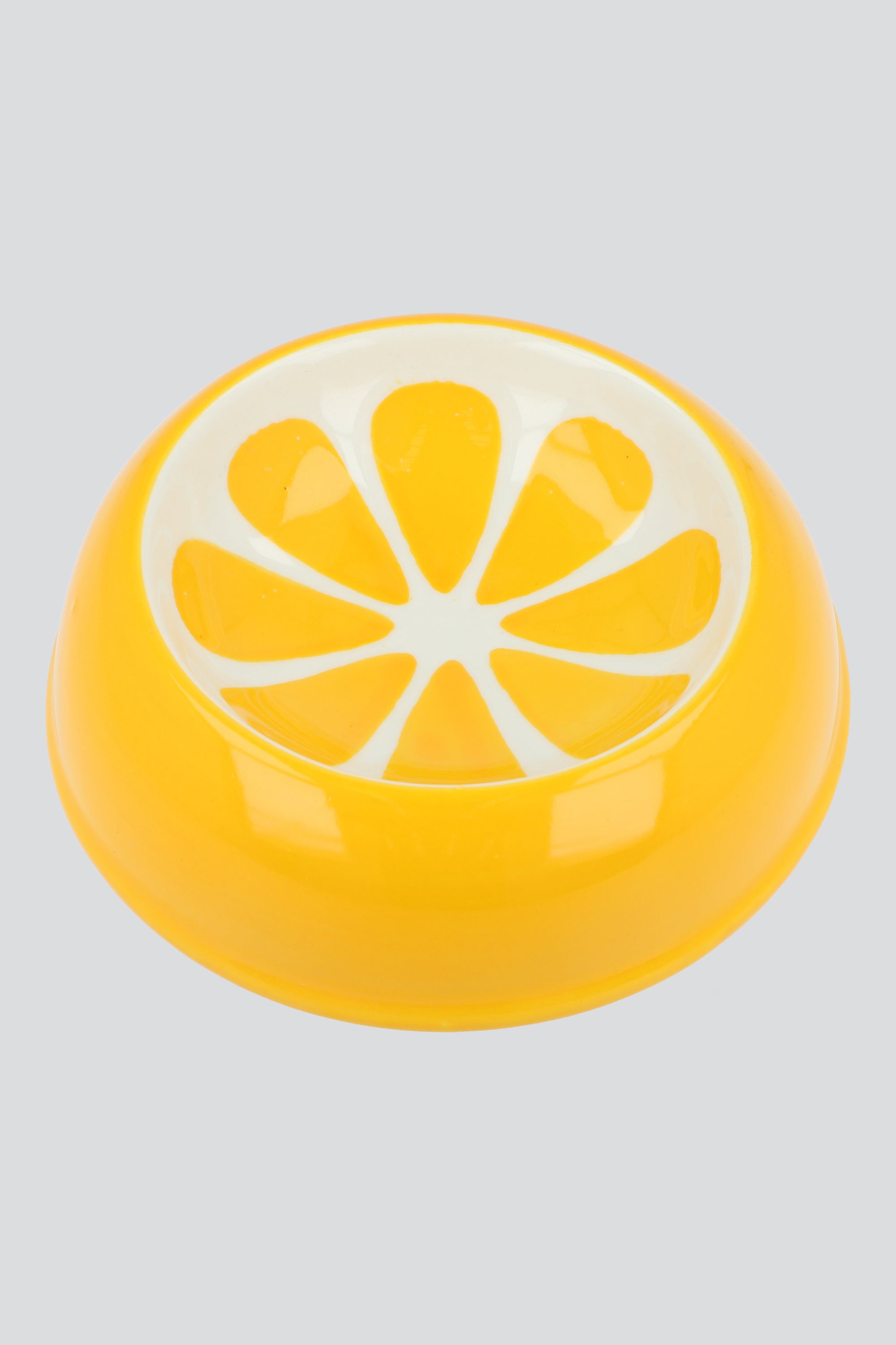 Plato para mascota fruta AMARILLO