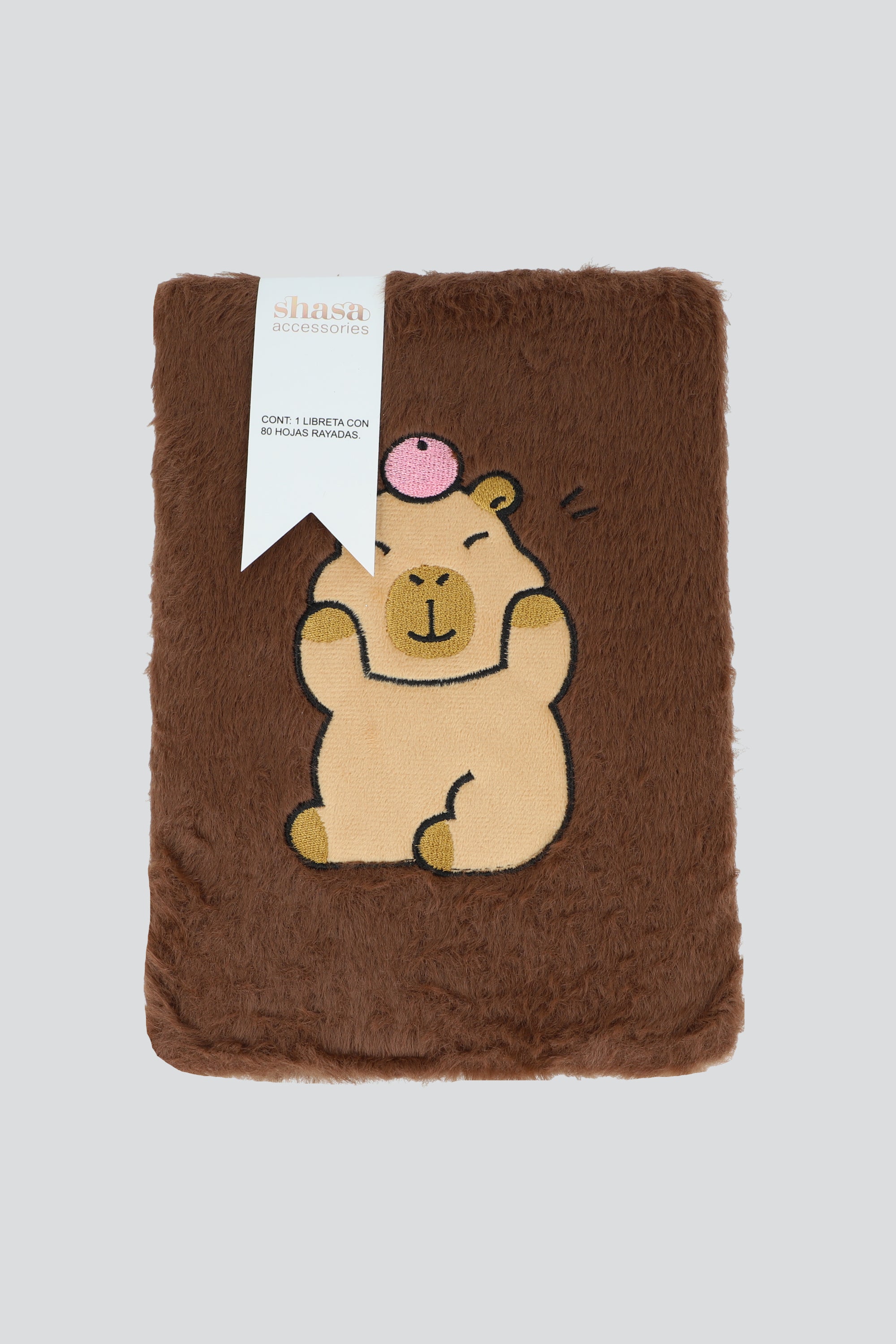 Libreta capibara raya 80 hojas a5 CAFE