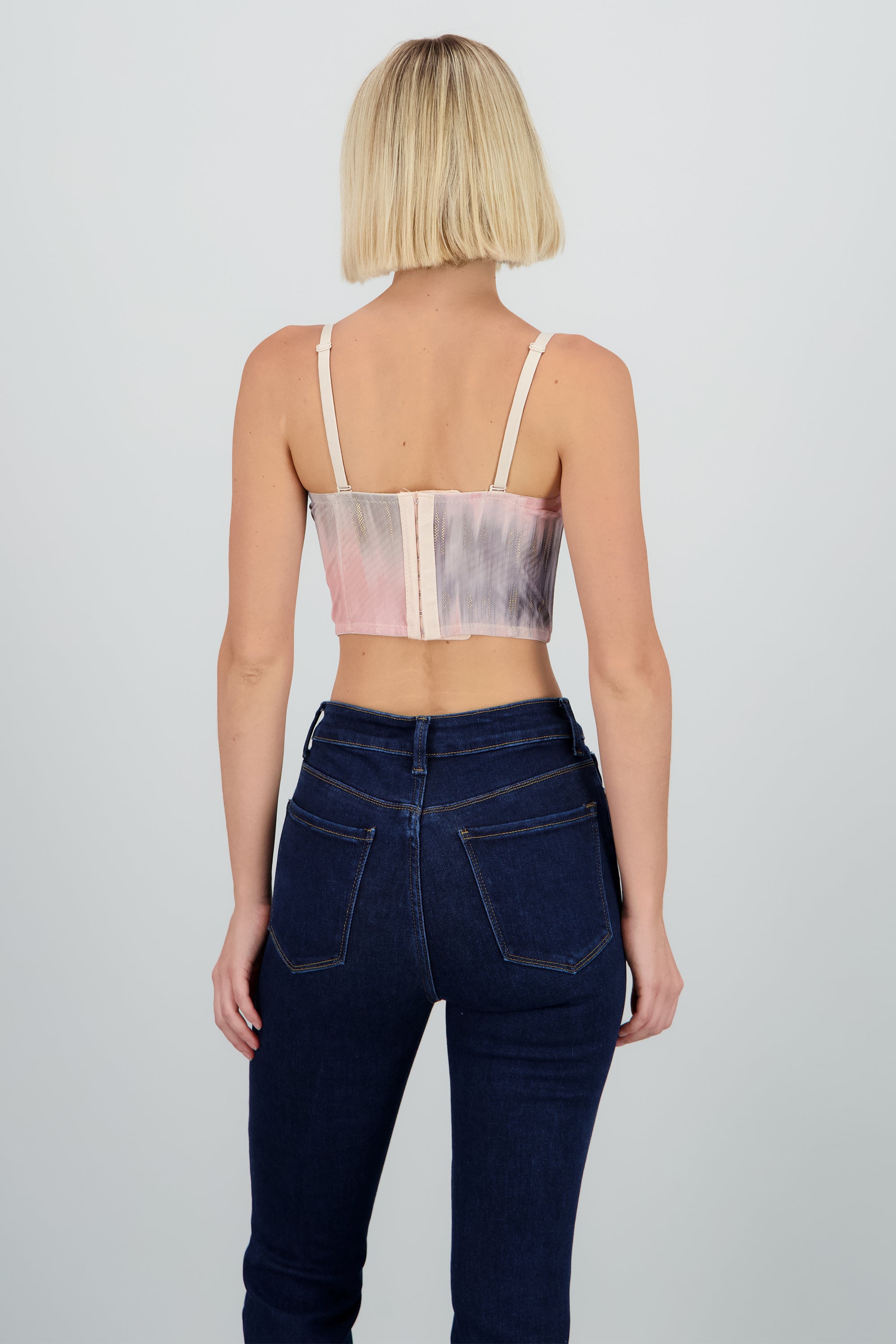 Corset copas color difuminado ROSA COMBO