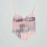 Corset copas color difuminado
