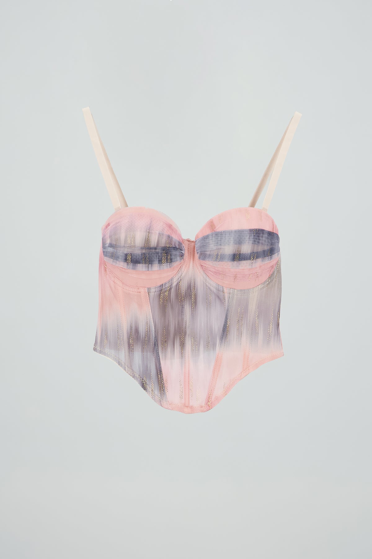 Corset copas color difuminado